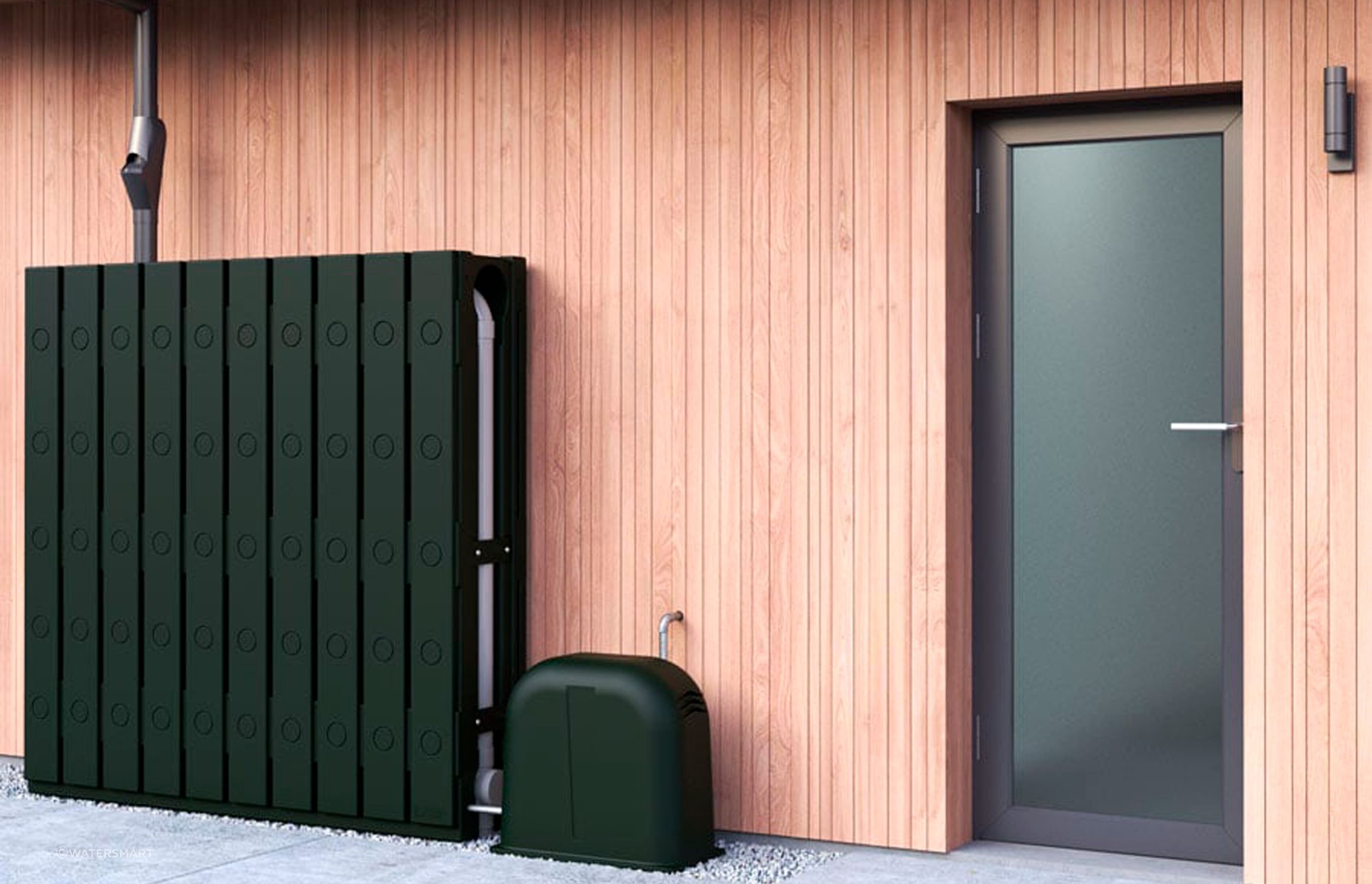 Rainwater tanks, like the stylish FenceTank, are becoming increasingly popular across the country.
