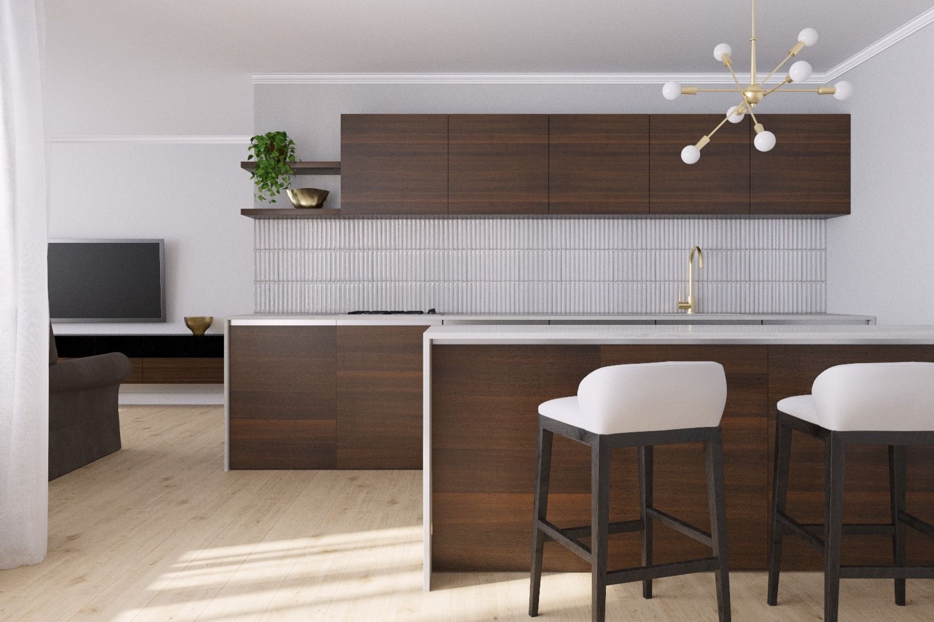 The choice of kitchen cabinet material has a huge bearing on styling and usability. | Featured product: Furnier Smoked Oak Timber Veneer Panels from Plymasters.