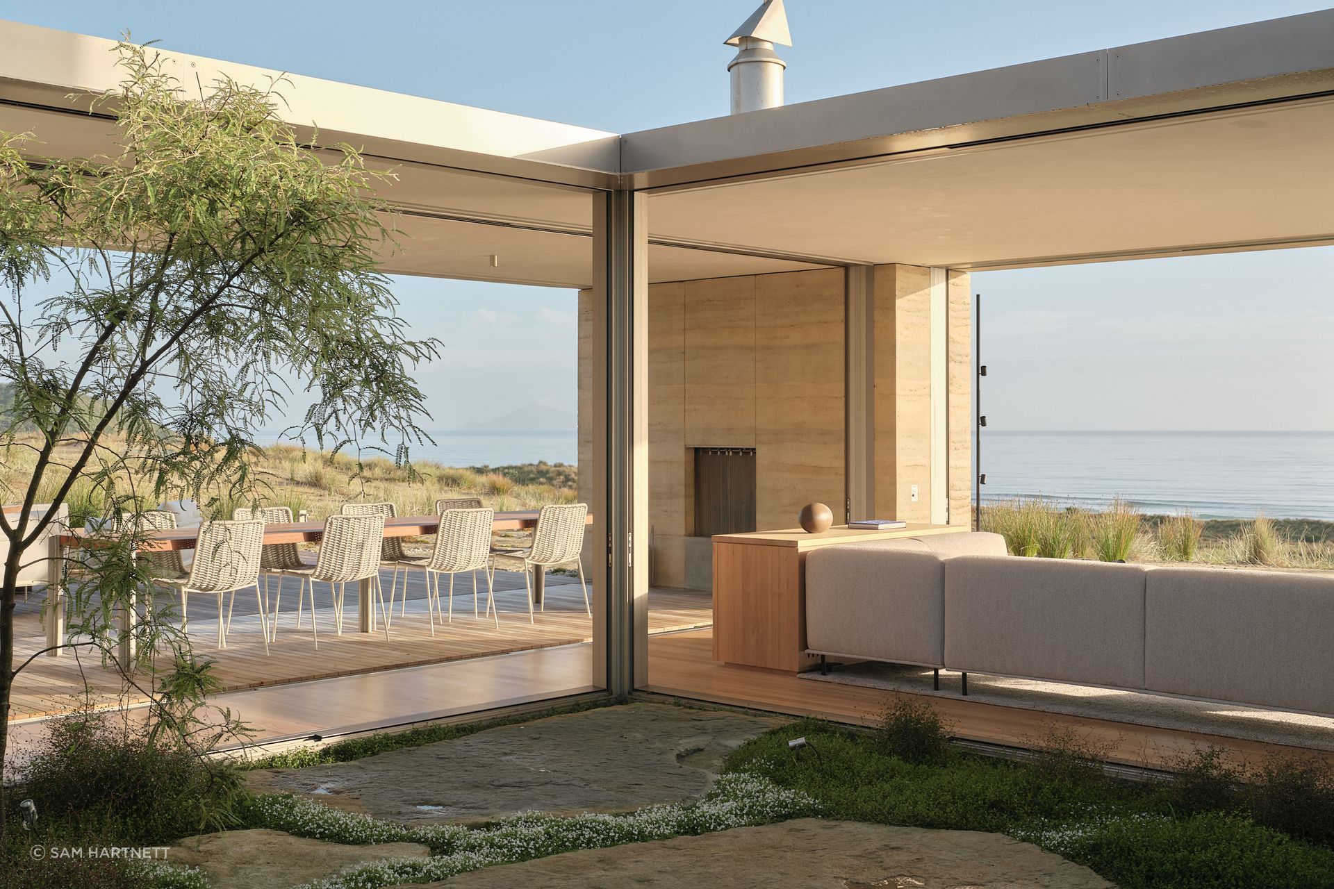 Double Courtyard House by Roberts Gray Architects.