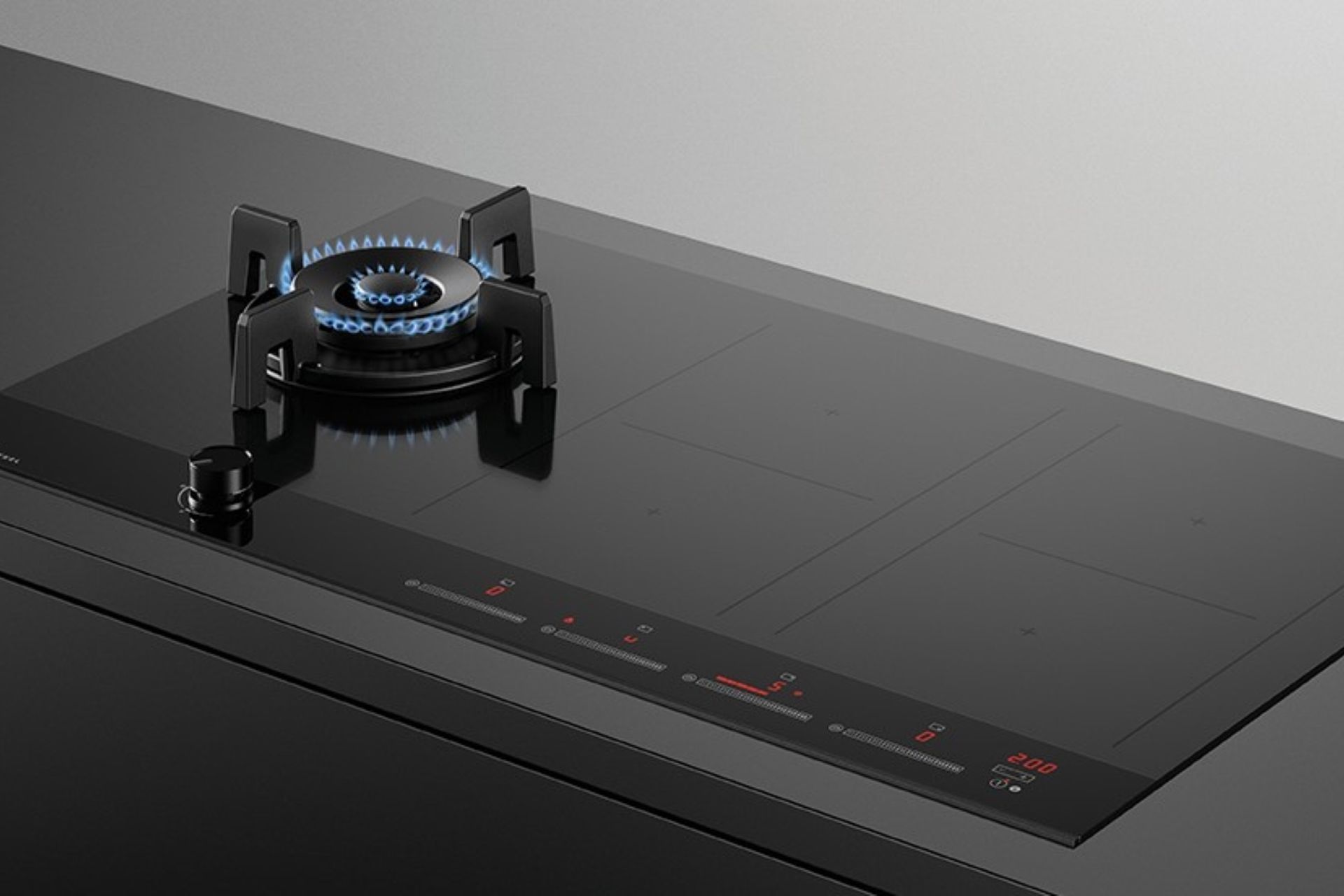 Versatile options like this Gas + Induction Cooktop from Fisher & Paykel Appliances offers the best of both worlds.