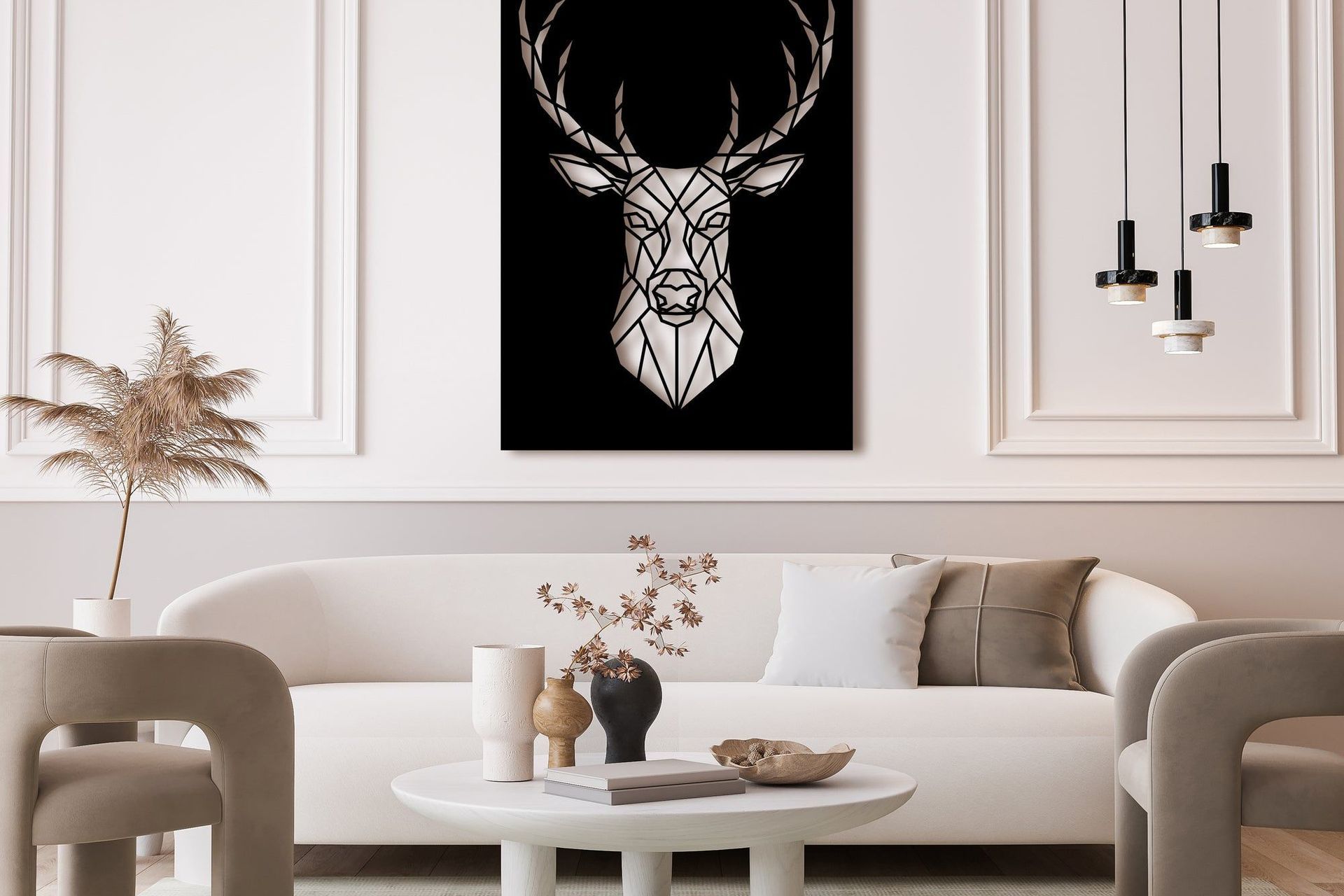 Something as simple as a piece of wall art can inspire your design preferences.