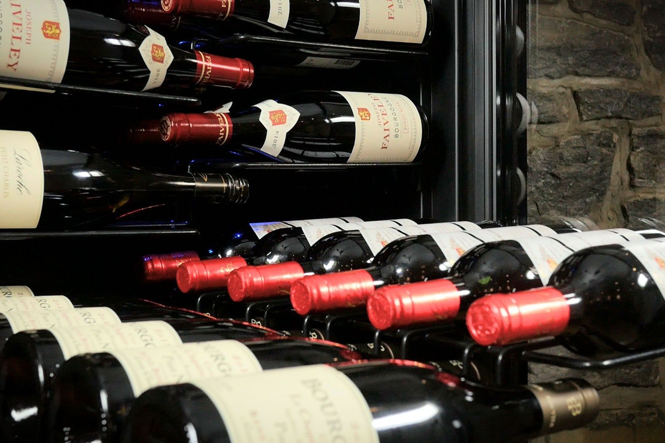 Wine fridges that can be used with doors at 90 degrees deliver on form and function.