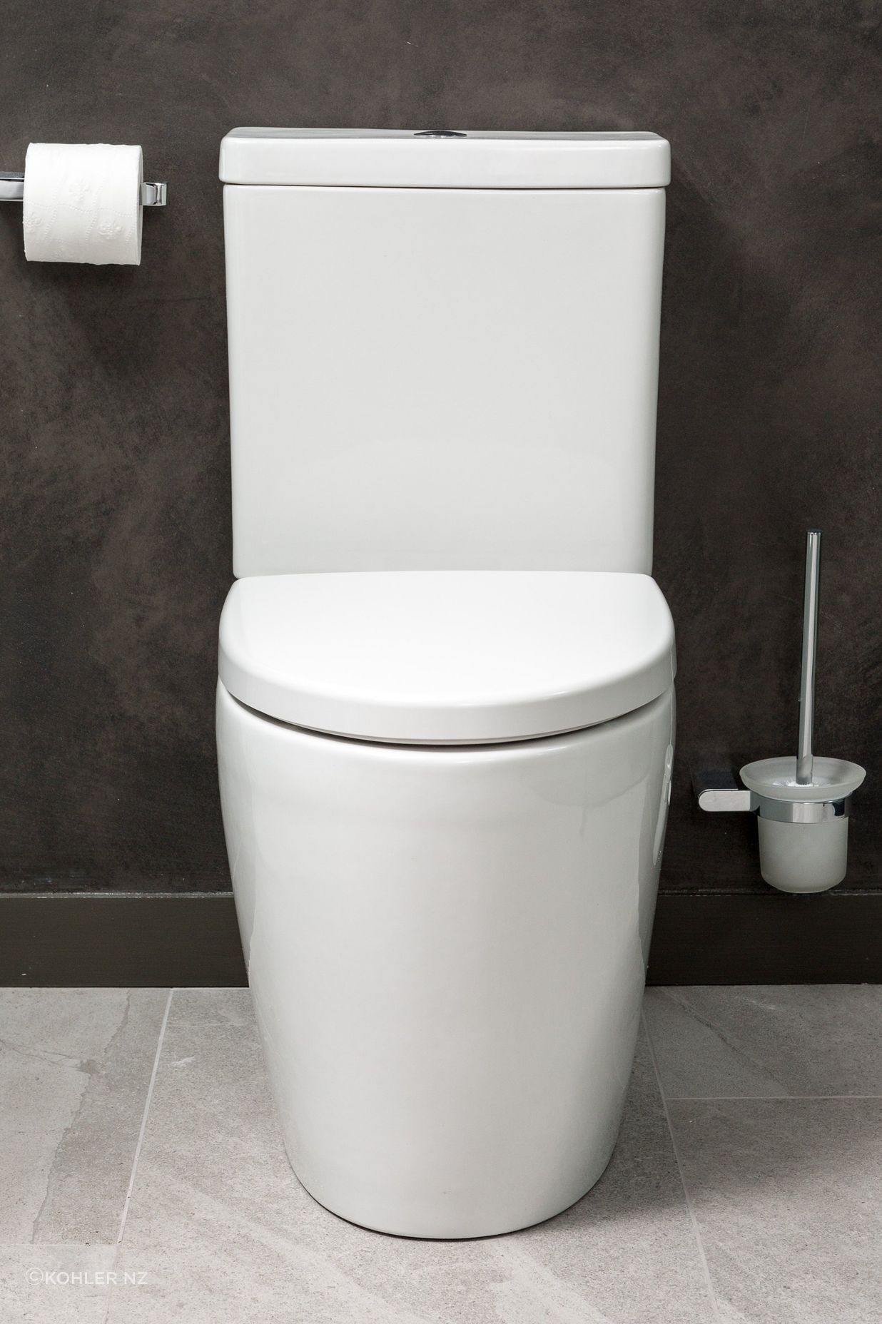 For effortless day-to-day care, the Grande Back to Wall Toilet Suite By Kohler NZ is hard to beat.