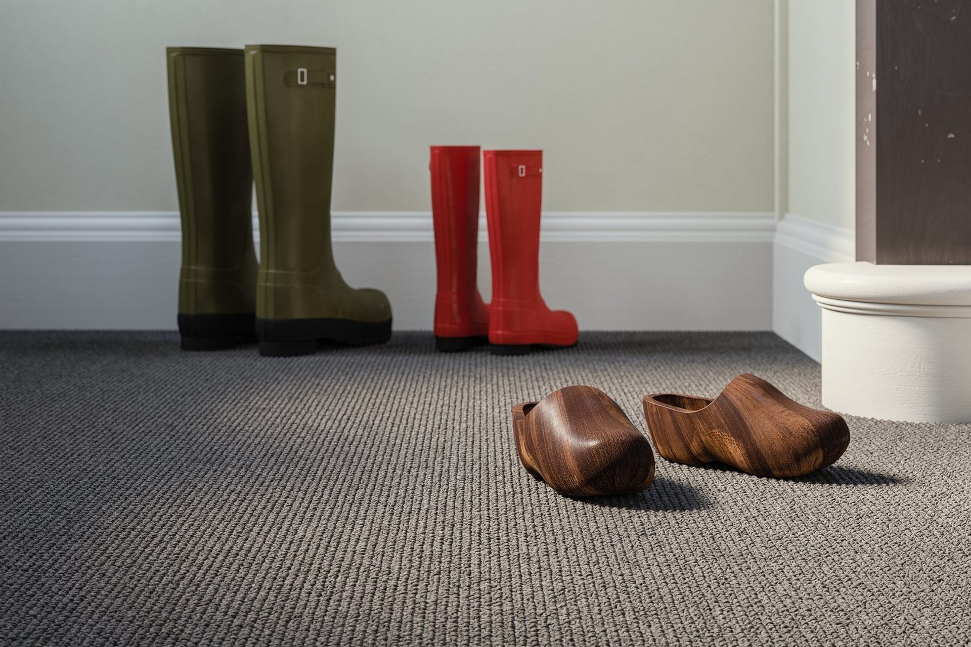 Greenwich carpet is an attractive 2-ply 50/50 wool-polypropylene mix carpet that is stylish and hardwearing.