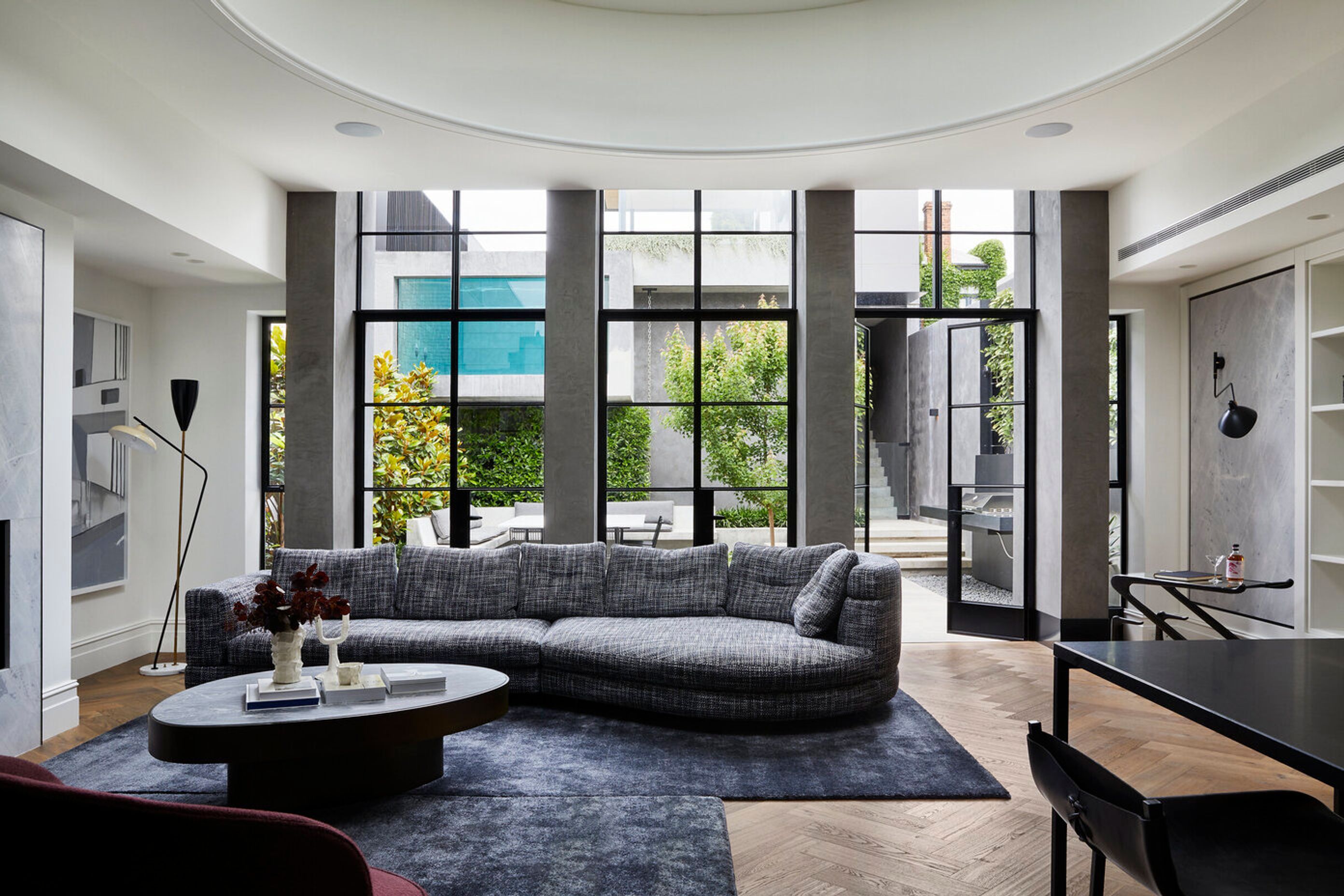Studio Apercu’s Gallery - Completed Projects by Studio Apercu features a classic art deco apartment with parquetry flooring and classic detailing