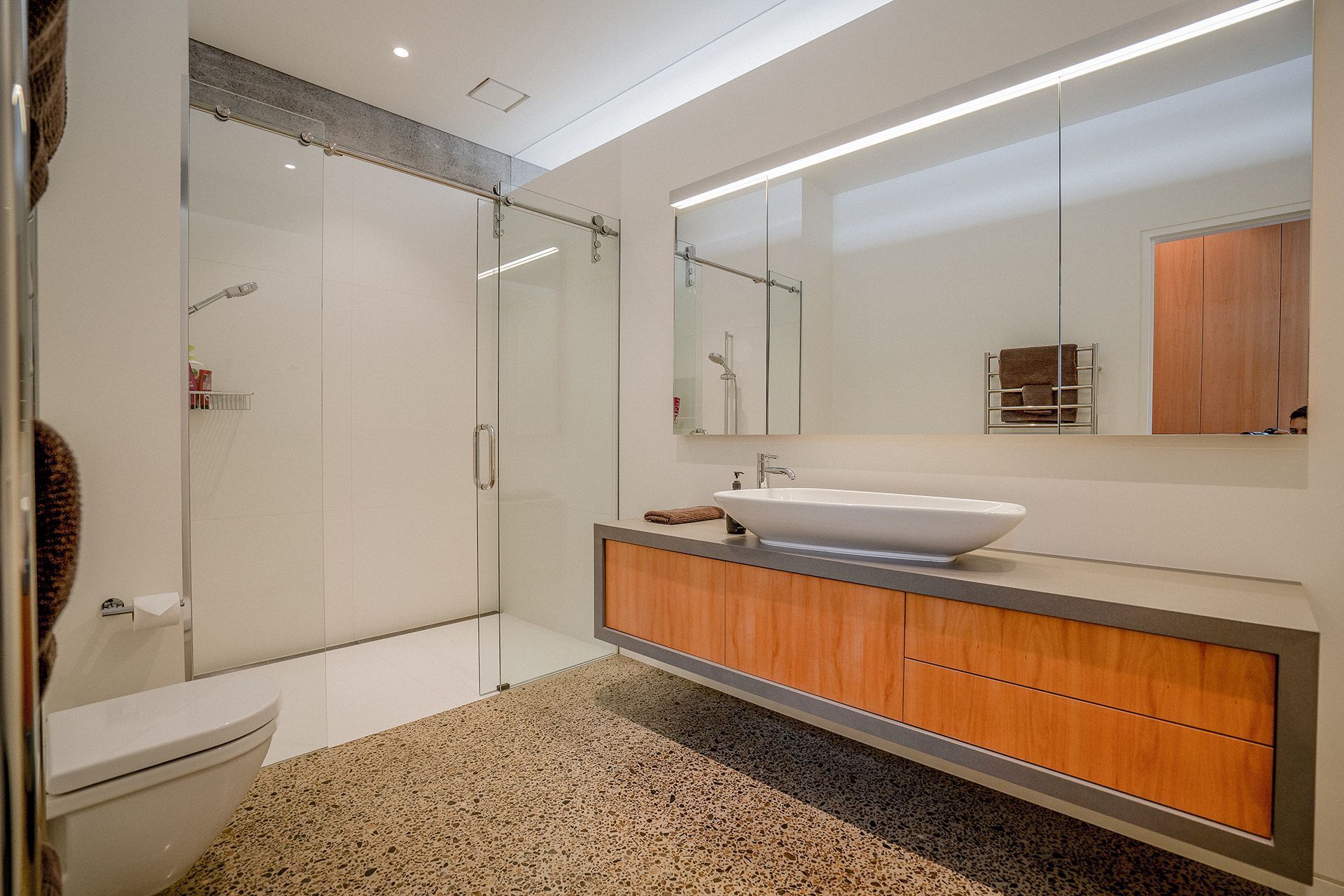 Bathroom extractor fans are often tucked away, pretty much out of sight.