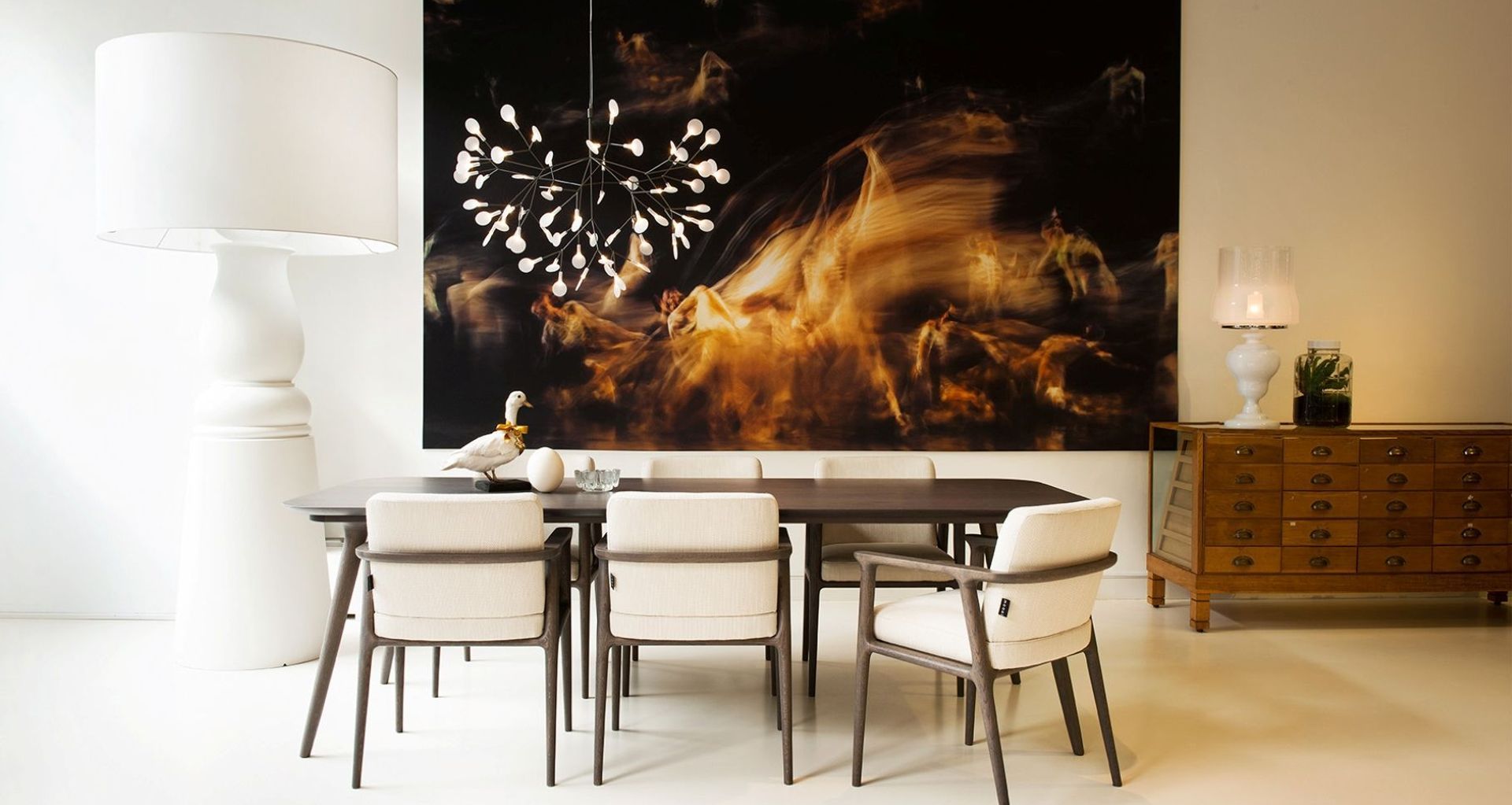 The Heracleum II Small Suspension Lamp by Space Furniture.