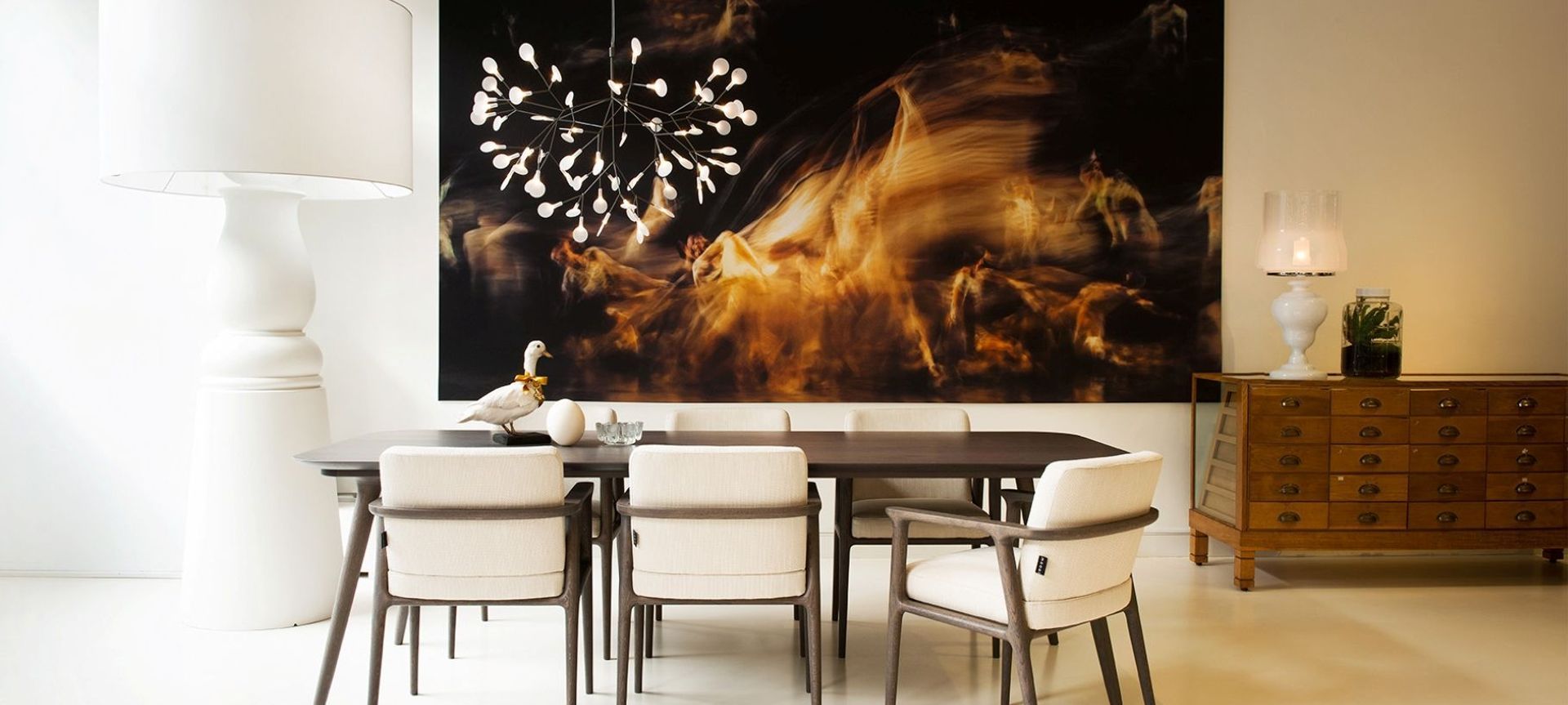 The Heracleum II Small Suspension Lamp by Space Furniture.
