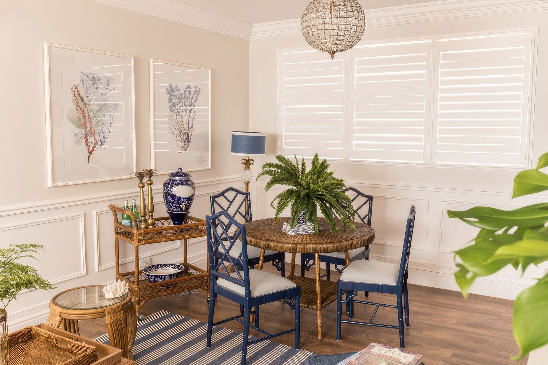 SK505 skirting was used in this Hamptons Farmhouse by Indah Island.