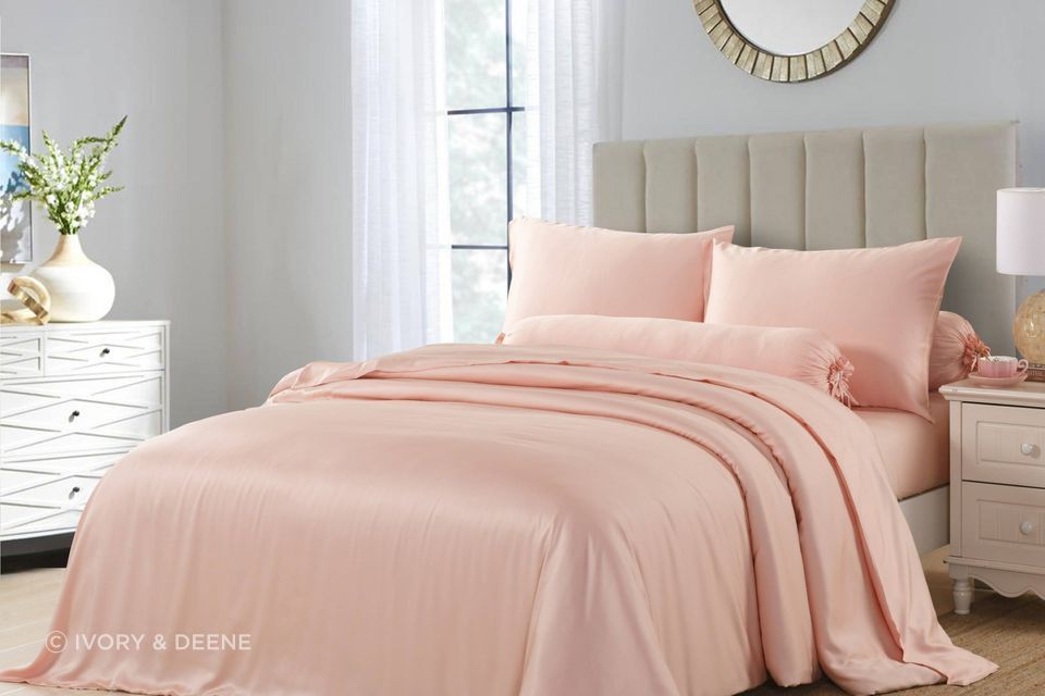 Silky Soft Bamboo Sheet Set - Ivory &amp; Deene