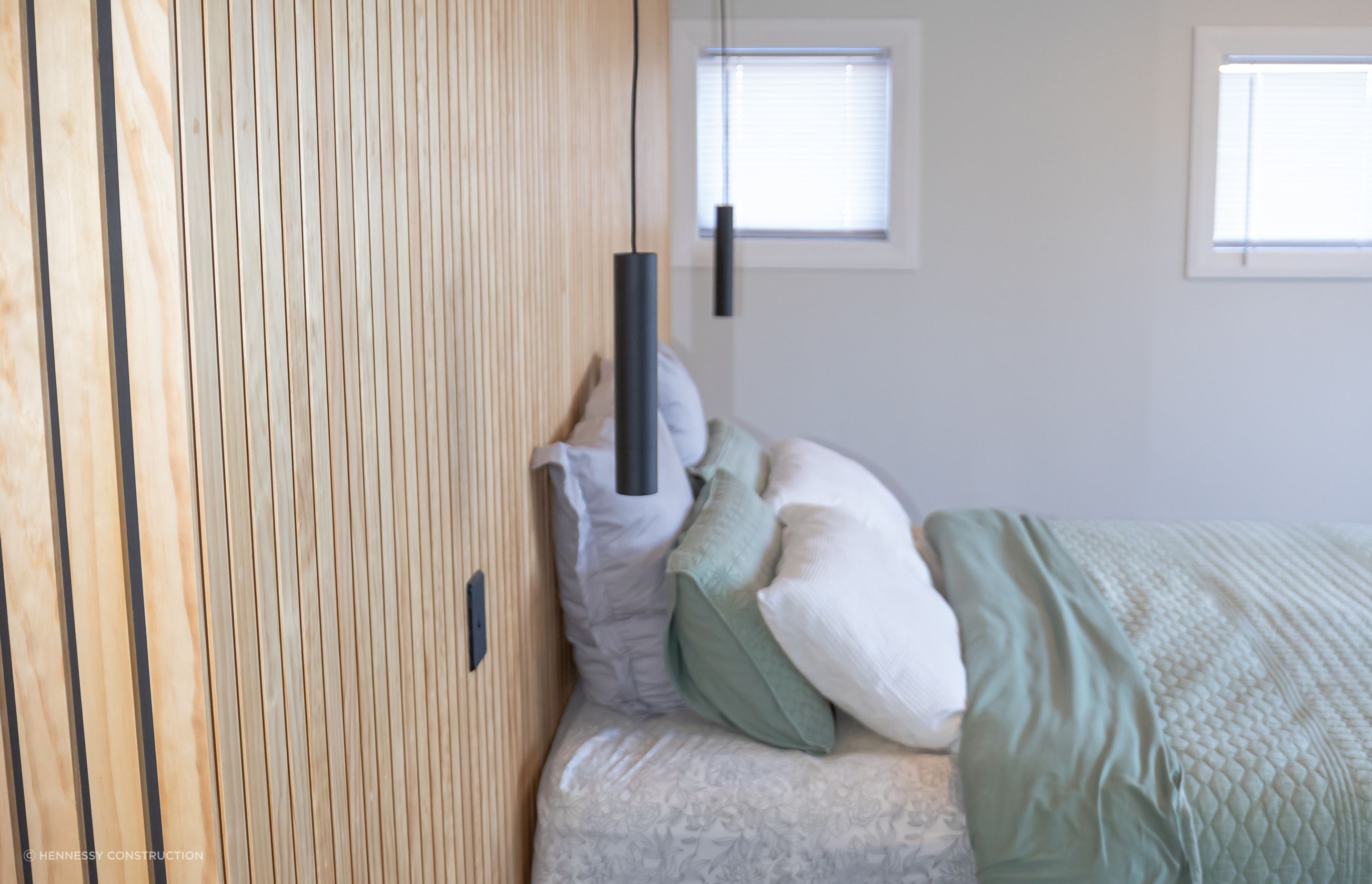 Hennessy Construction worked hard to transform this older home into a comfortable retreat for its owners.