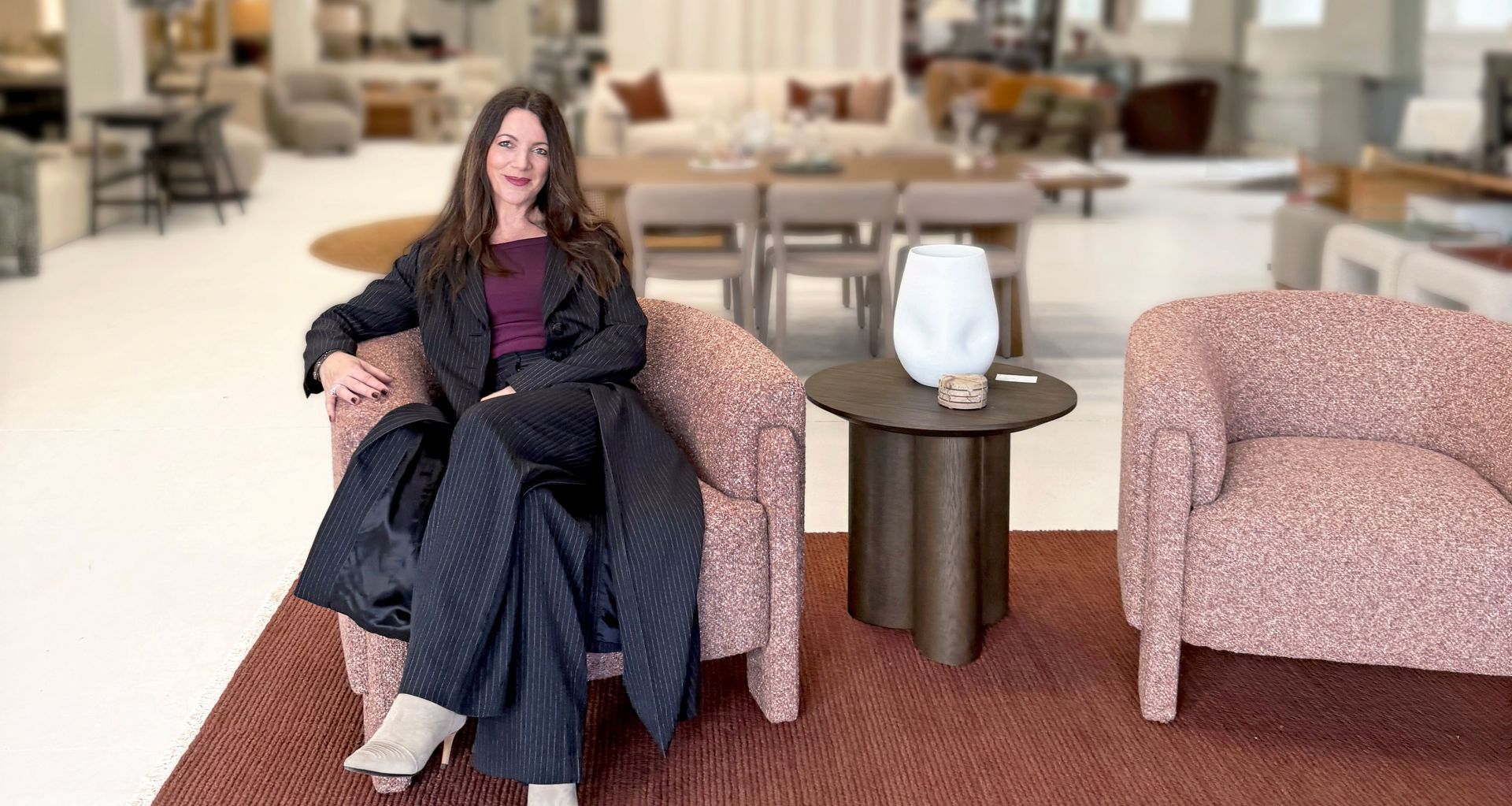 Heather Walker at the new Parnell COCOHILLS showroom.