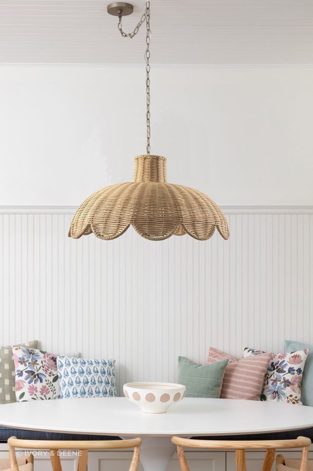 Alice Scallop Rattan Pendant Light
By Ivory & Deene