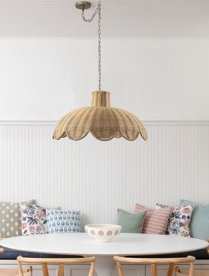 Alice Scallop Rattan Pendant Light
By Ivory & Deene