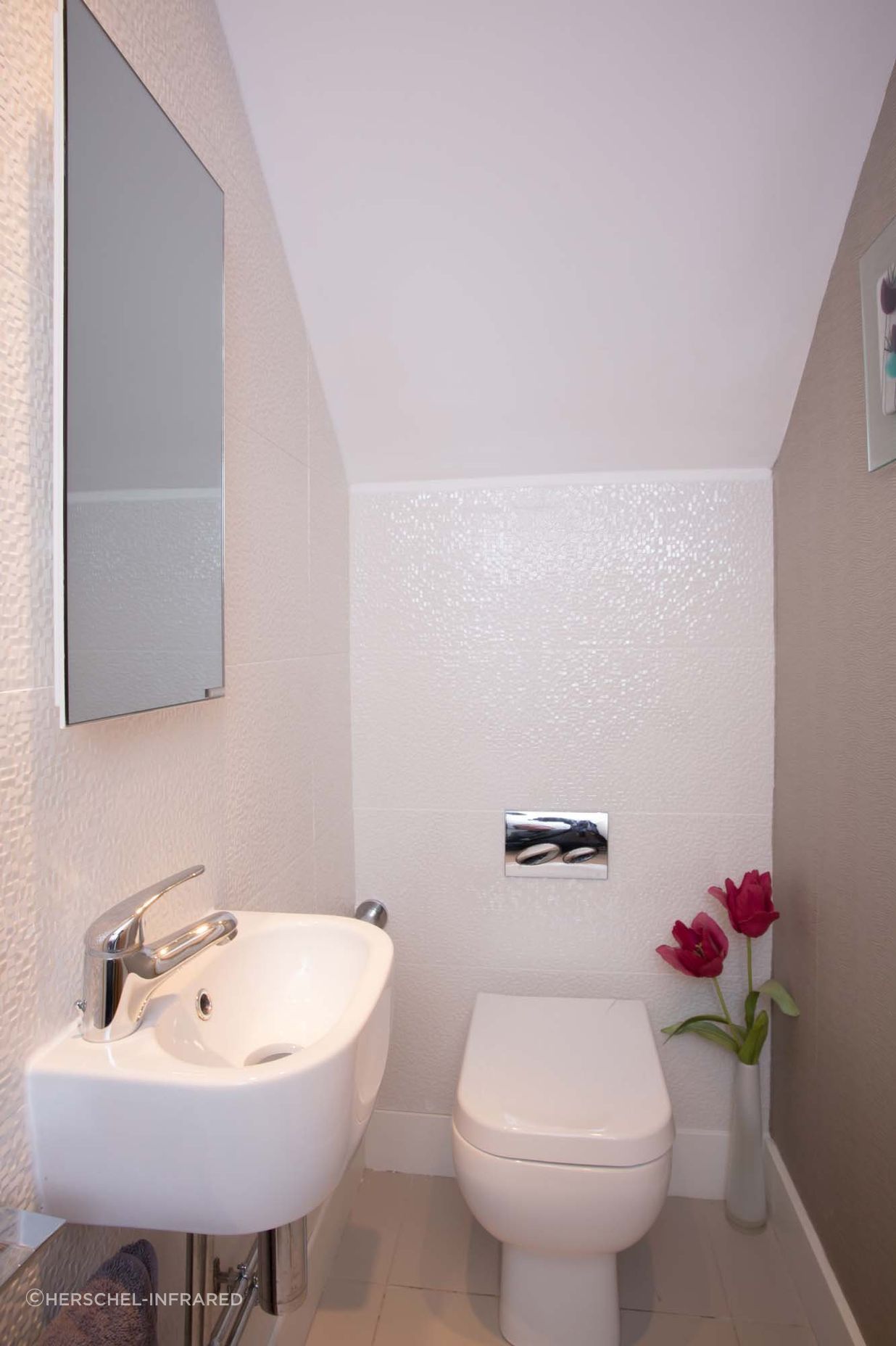Technological innovation meets everyday convenience with heated bathroom mirrors. Featured product: Inspire - Mirror Infrared Heater