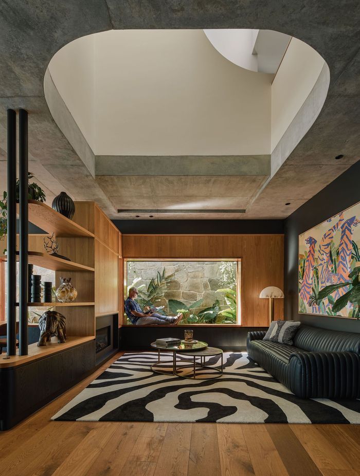 A picture window for sitting in is a perfect way to connect interior spaces with the outdoors. Photography: Andy Macpherson Studio