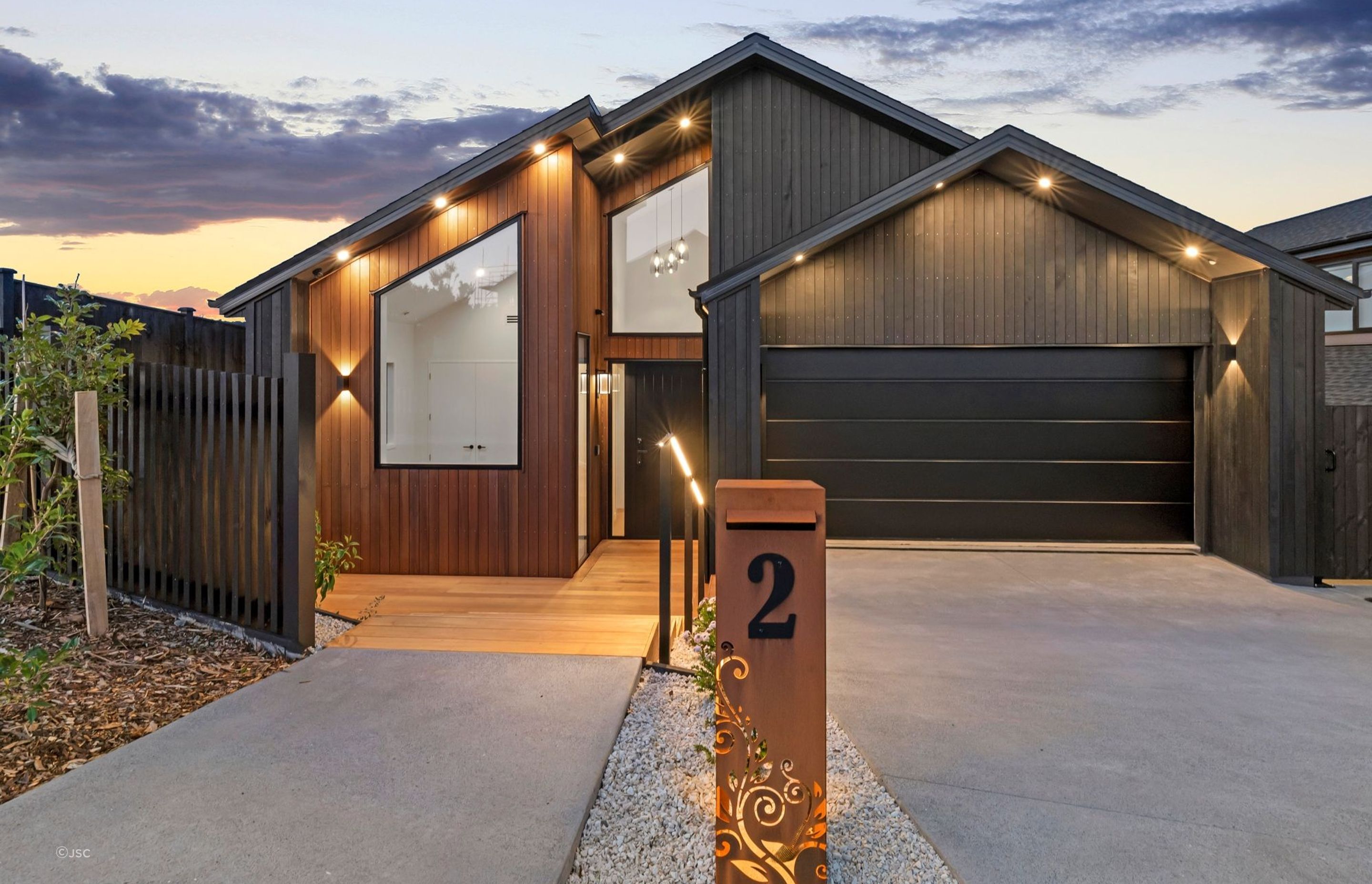 A great use of TMT Tuscan cladding, part of JSC's Thermally Modified Timber range.