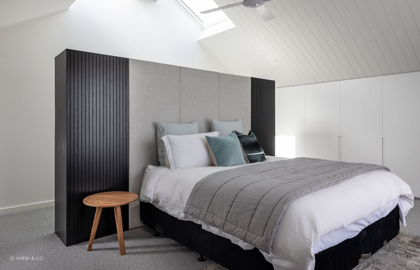 The simple yet stylish Jasper Side Table
By WRW &amp; Co shows the versatility of a round bedside table.