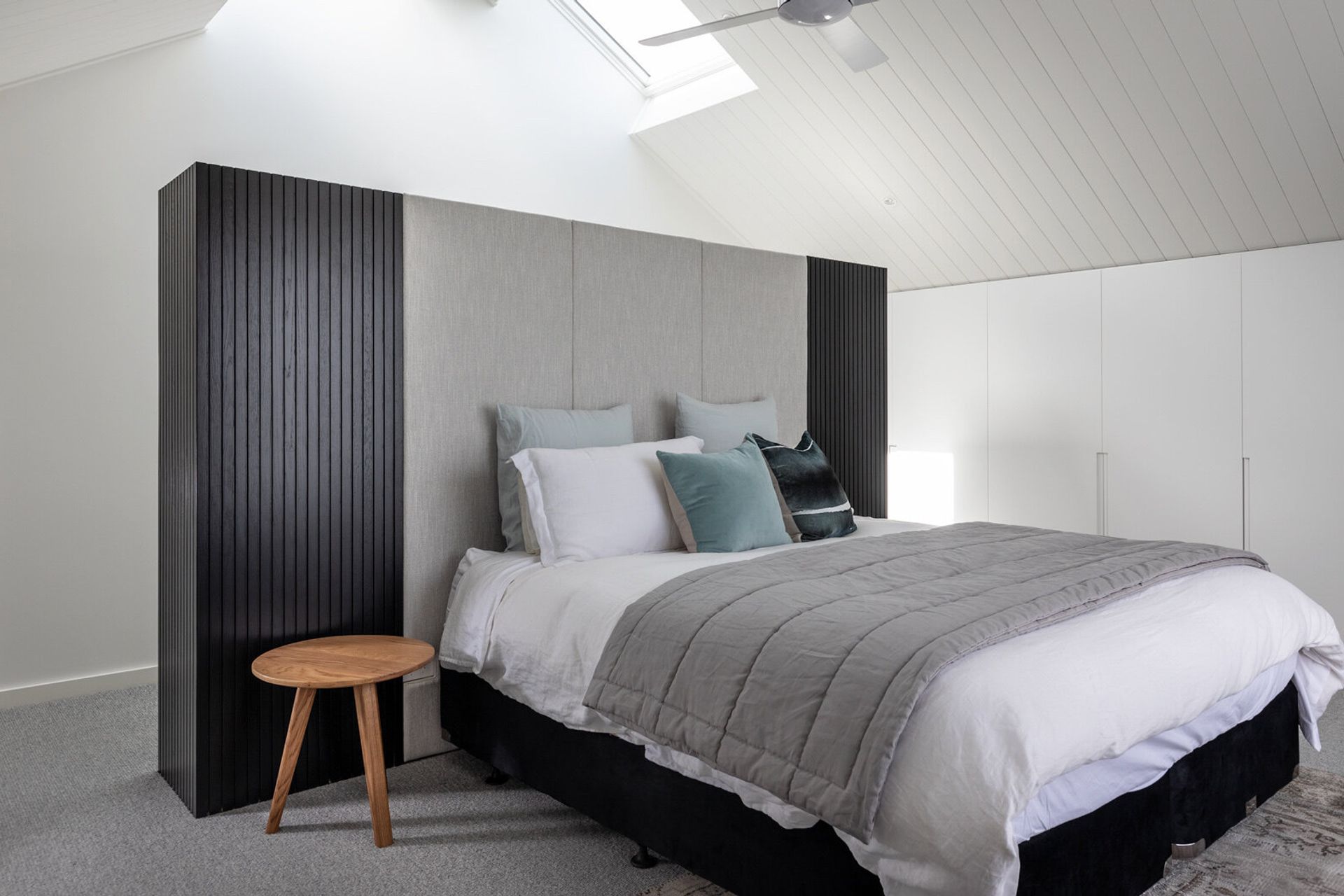 The simple yet stylish Jasper Side Table
By WRW & Co shows the versatility of a round bedside table.