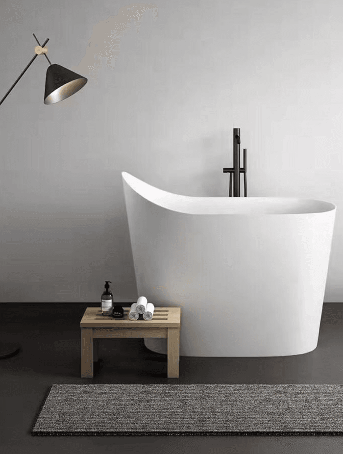 Contemporary bathtubs come in all shapes and sizes. Featured Product: Josei Japanese Soak Tub