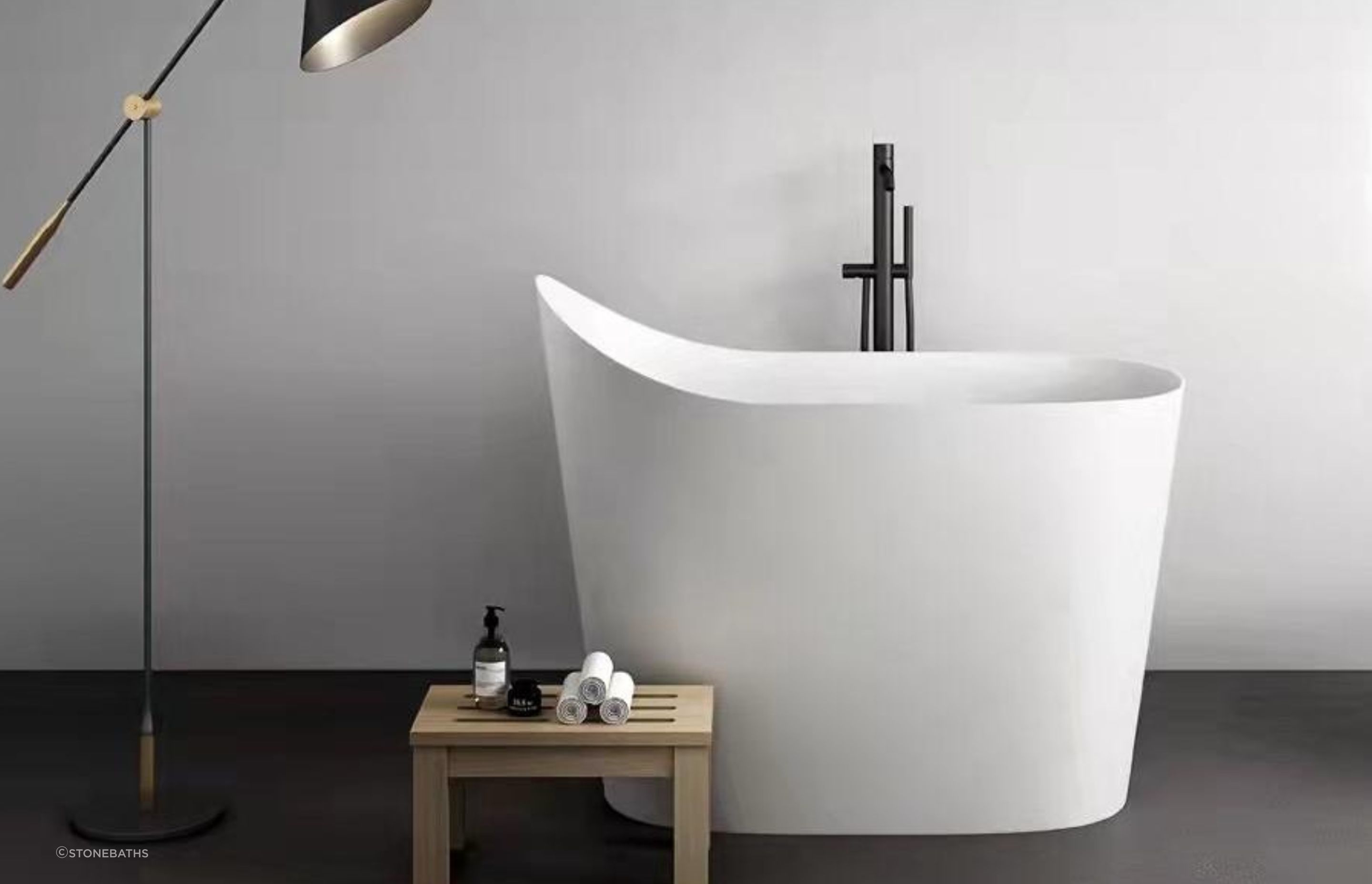 Contemporary bathtubs come in all shapes and sizes. Featured Product: Josei Japanese Soak Tub