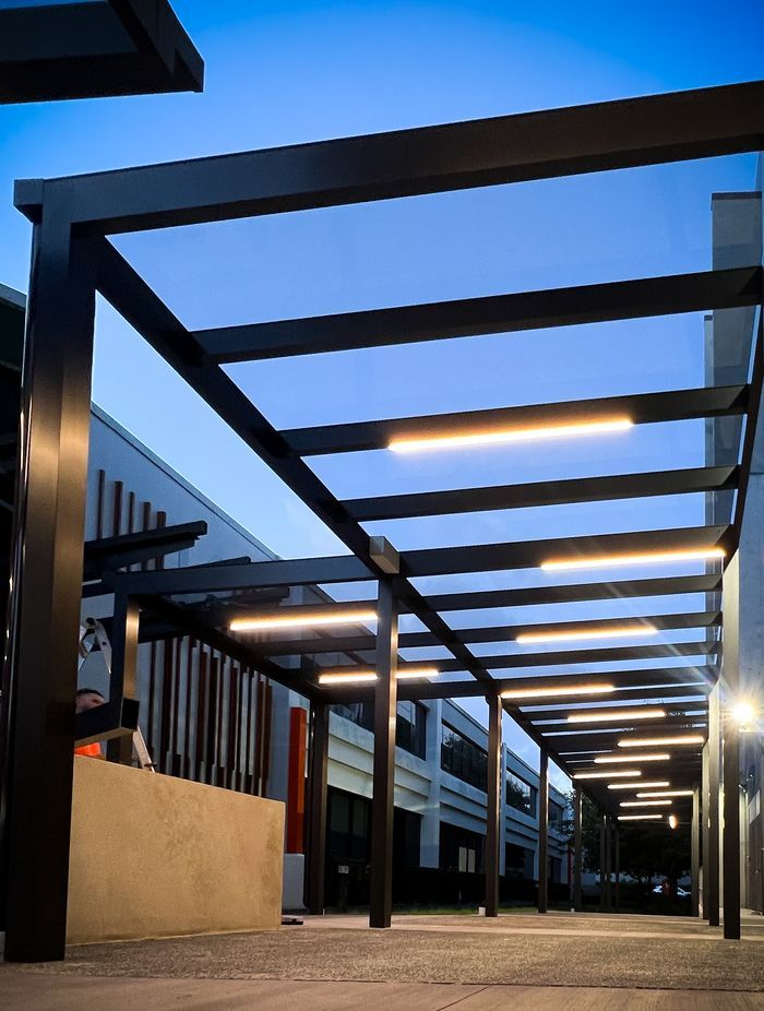 Integrating lighting is a great way to customise your pergola and take it to the next level.