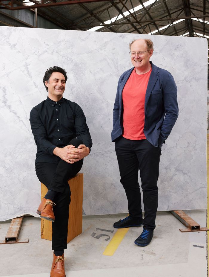 Architects Ben Lloyd and Mike Hartley.