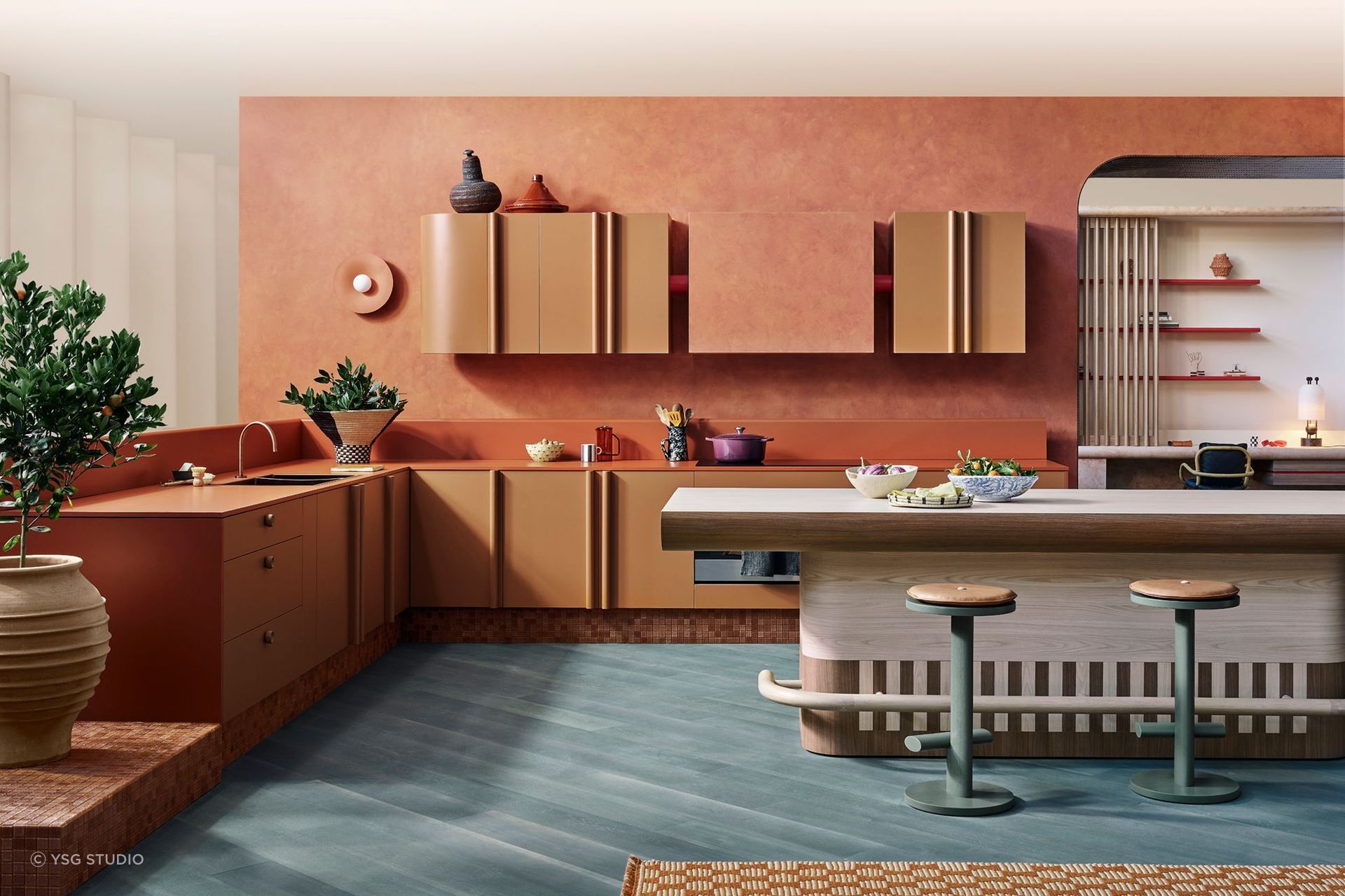 An artistic approach in more ways than one in this spectacular kitchen in Melbourne. | Photography: Derek Swalwell