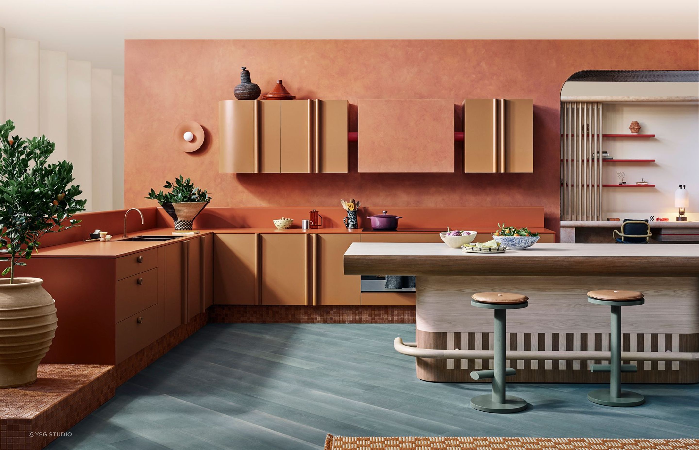 An artistic approach in more ways than one in this spectacular kitchen in Melbourne. | Photography: Derek Swalwell