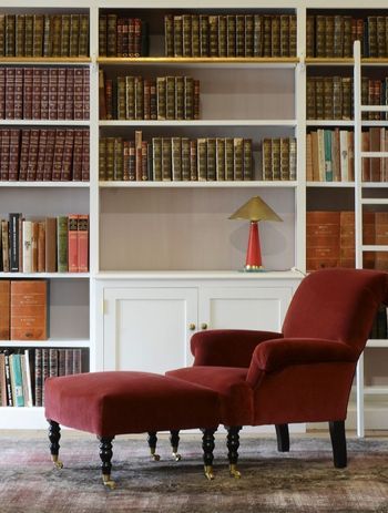 Organisation is fundamental to good styling, seen here with the Library Bookcase from John Stephens & Co.