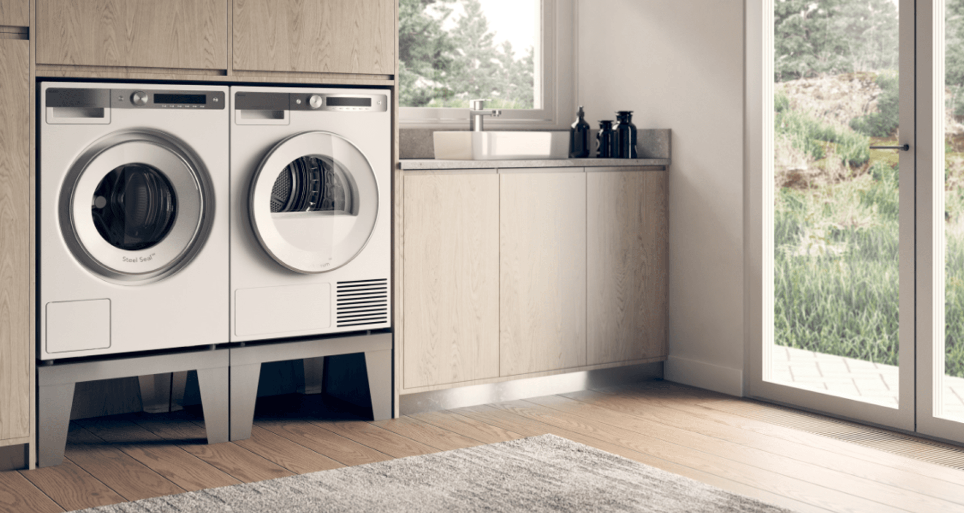 The Style 8kg Dryer (right) by ASKO.
