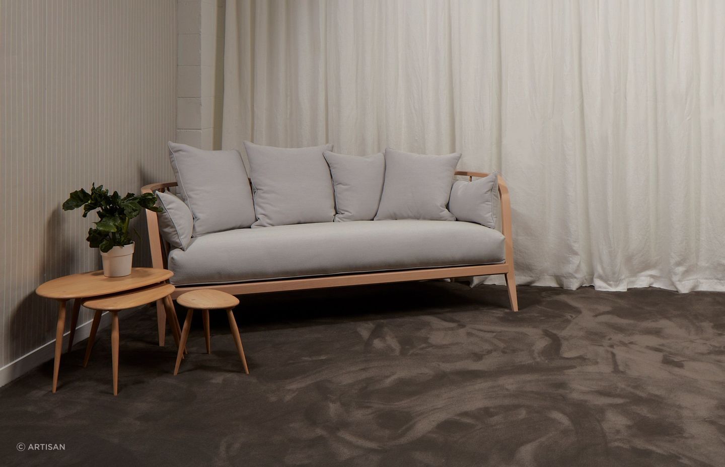 McKerrow Carpet is a luxuriously soft plush pile carpet made from 100% Solution Dyed Nylon 6.6 — available in 16 different colours.