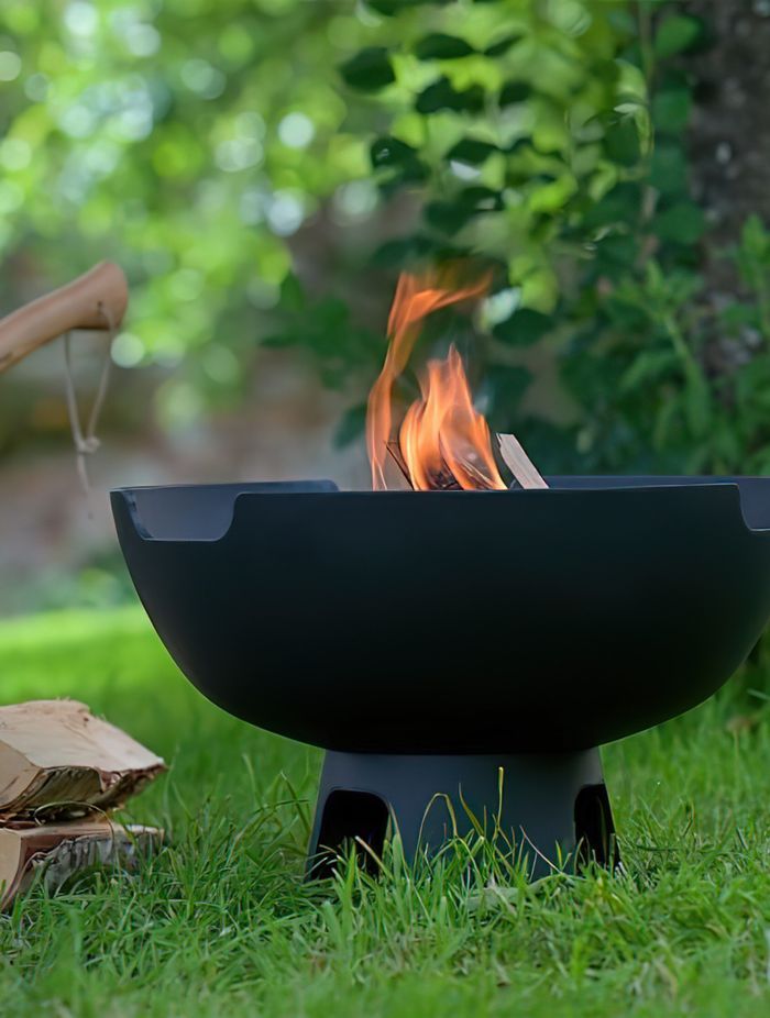 The Morsø Ignis Firepit is a portable option, allowing you to move it around in your backyard or take for camping trips.