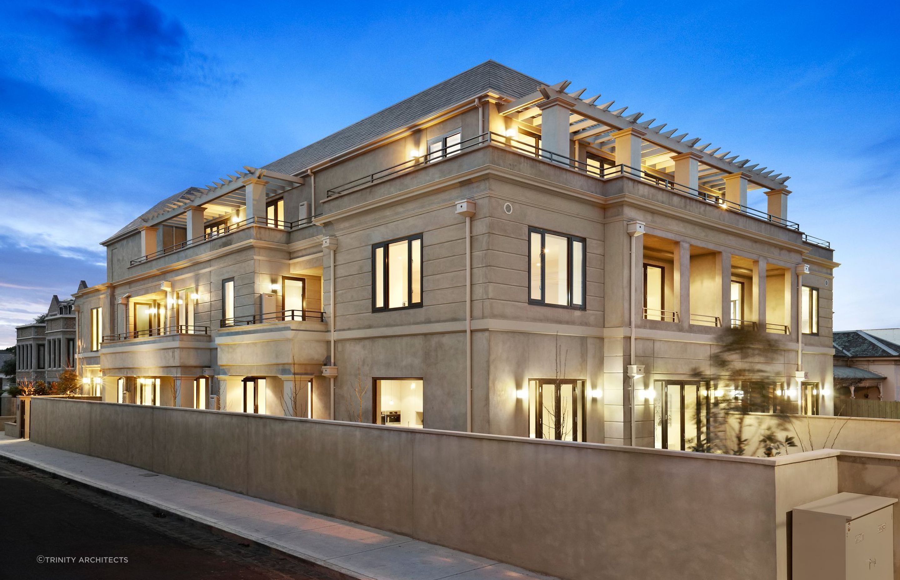 A mansard roof, with its distinctive four-sided, double-slope design, is a testament to European architectural elegance. Featured project: Project Belle.
