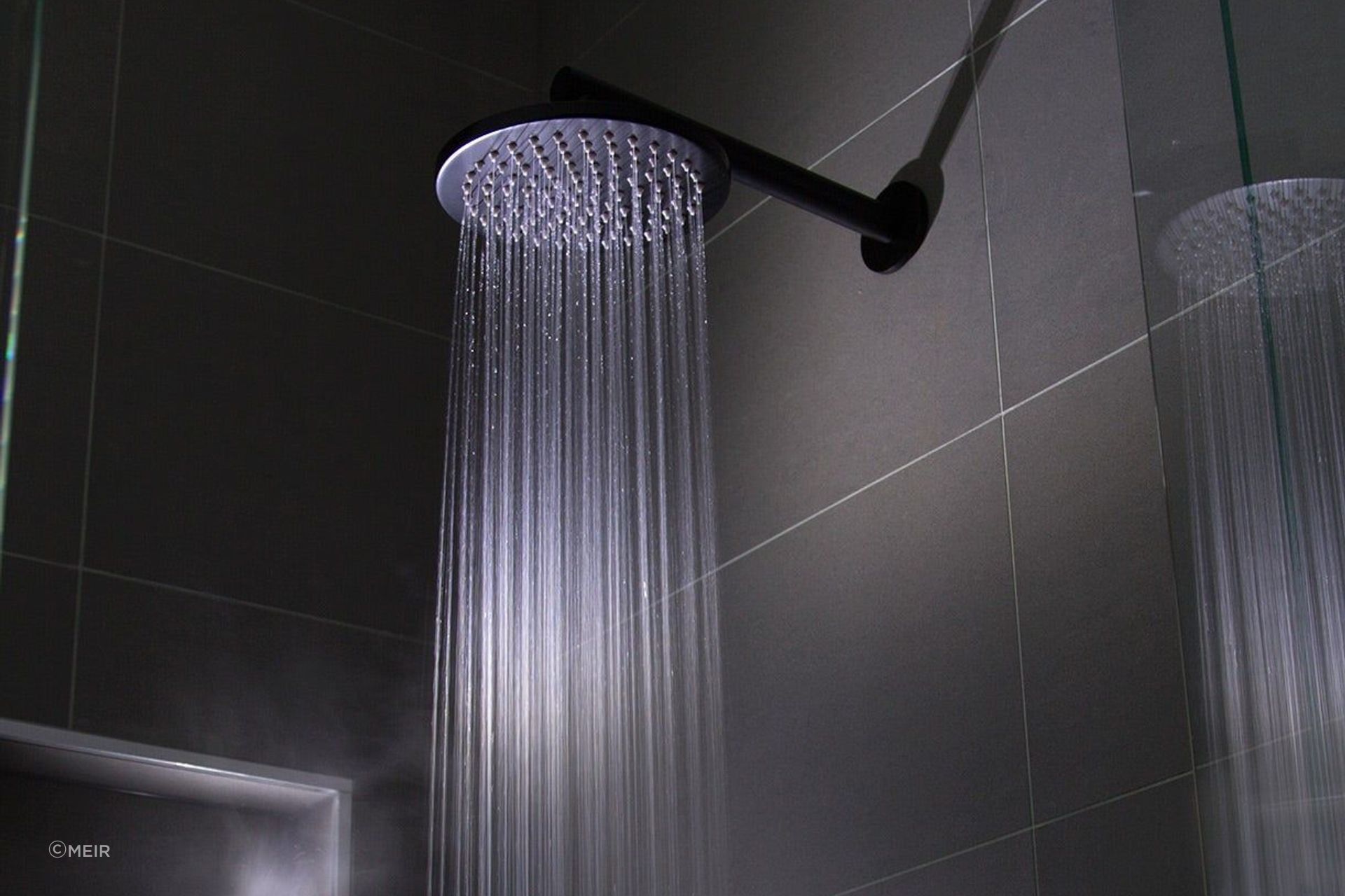 Round Wall Shower Arm 400mm - Matte Black
By Meir