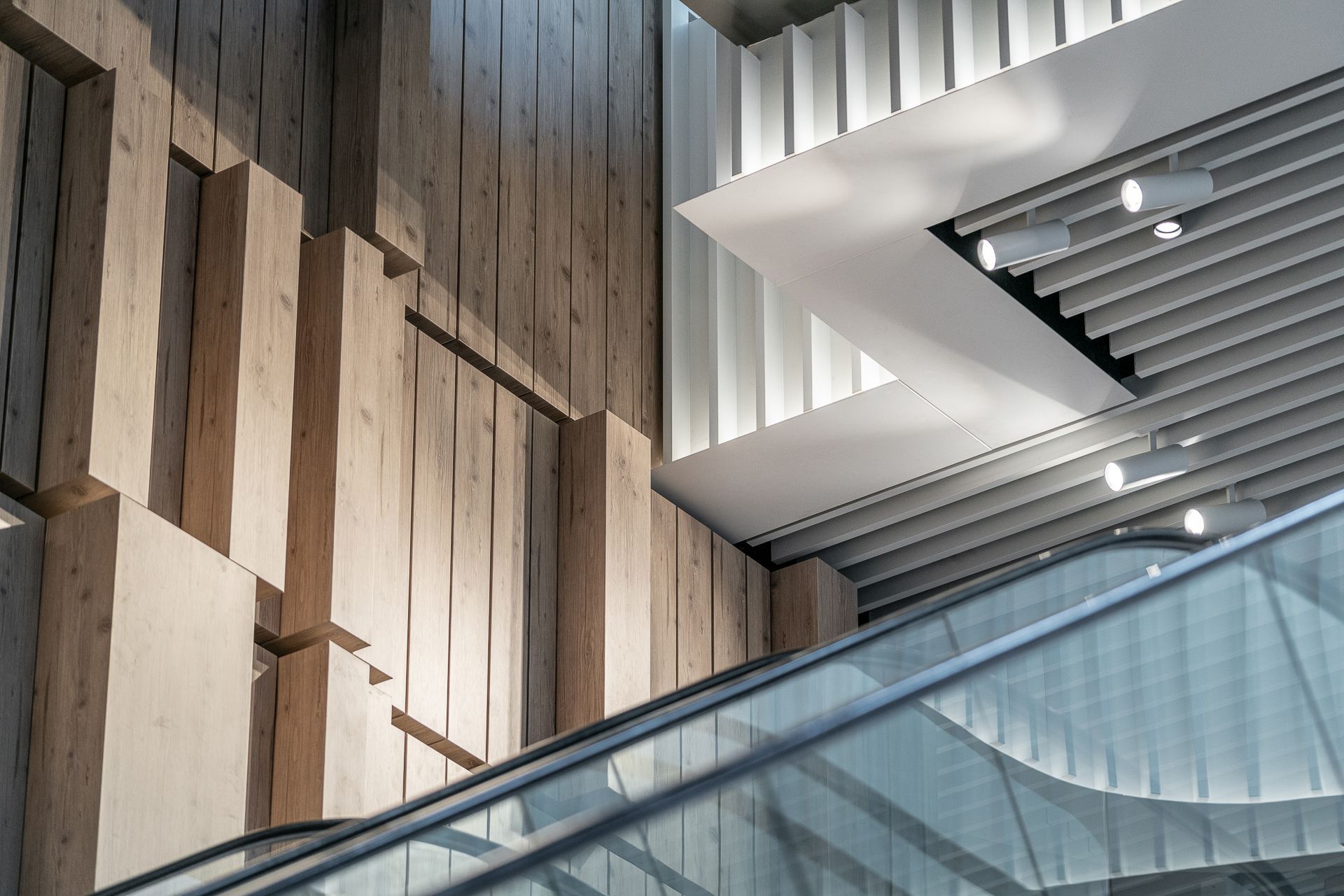 An effective residential and commercial interior wall cladding solution. Featured product: Mokuzai Custom Folded Panels.