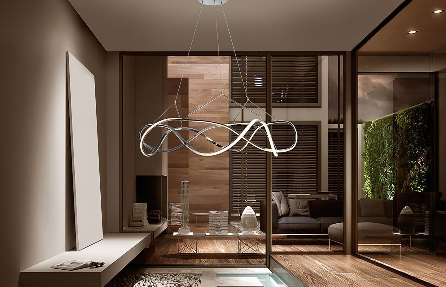 The stunning Molly Pendant from Lighthouse Lighting is a work of art in itself.