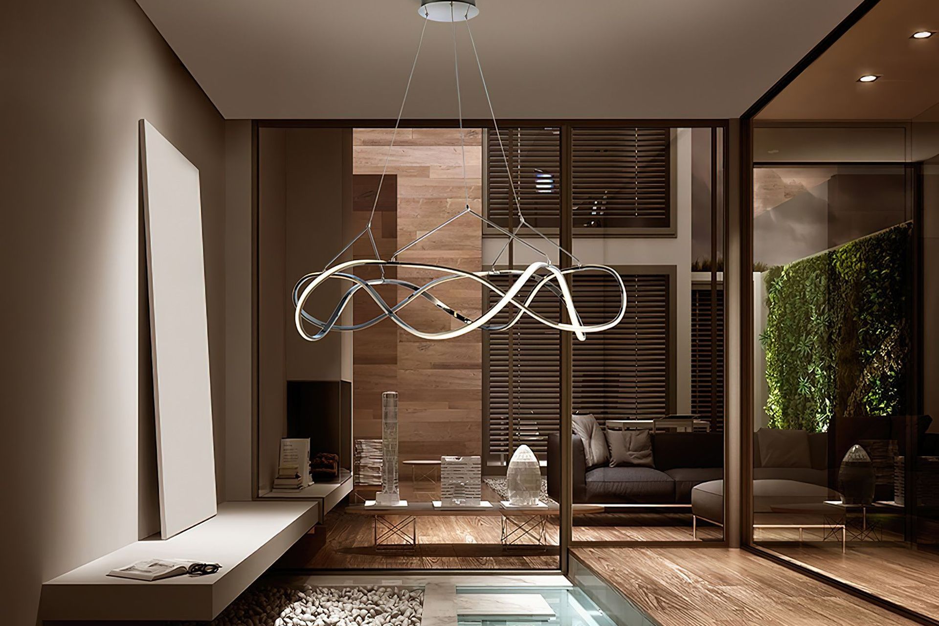 The stunning Molly Pendant from Lighthouse Lighting is a work of art in itself.