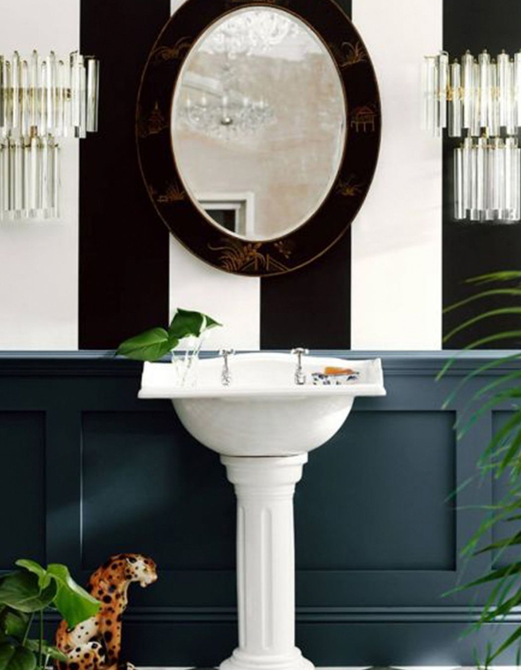 Monochrome Stripe | Wallpaper by Paloma - Trabeth Textiles