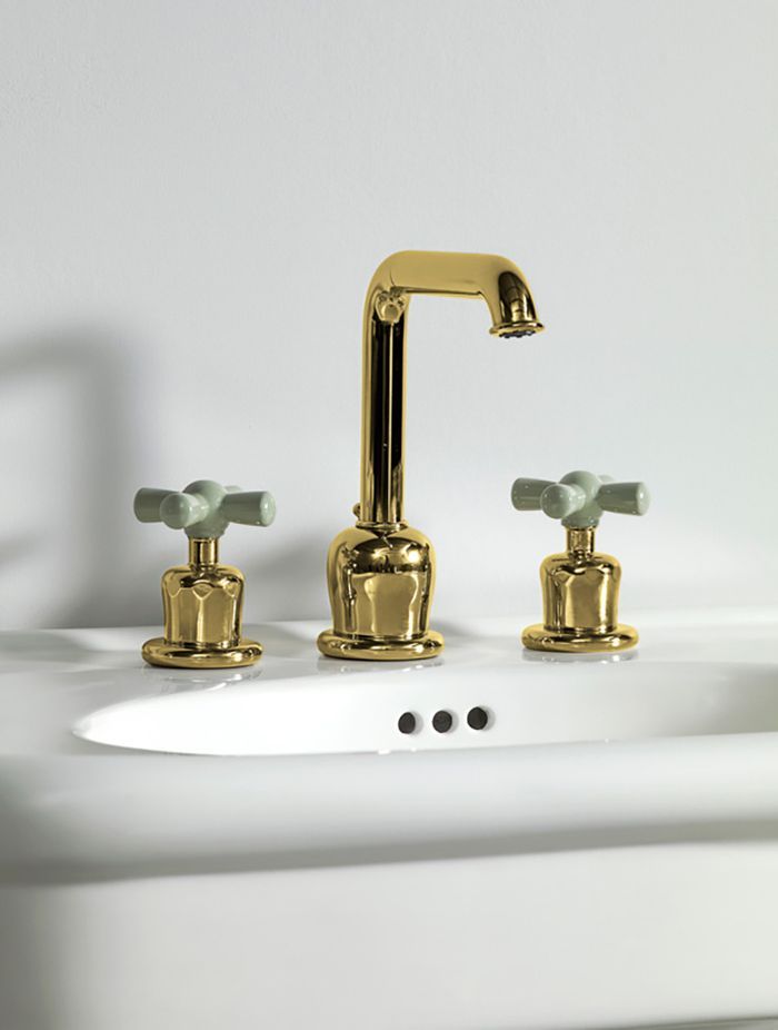 Willow Green Rockwell Tapware by The English Tapware Company