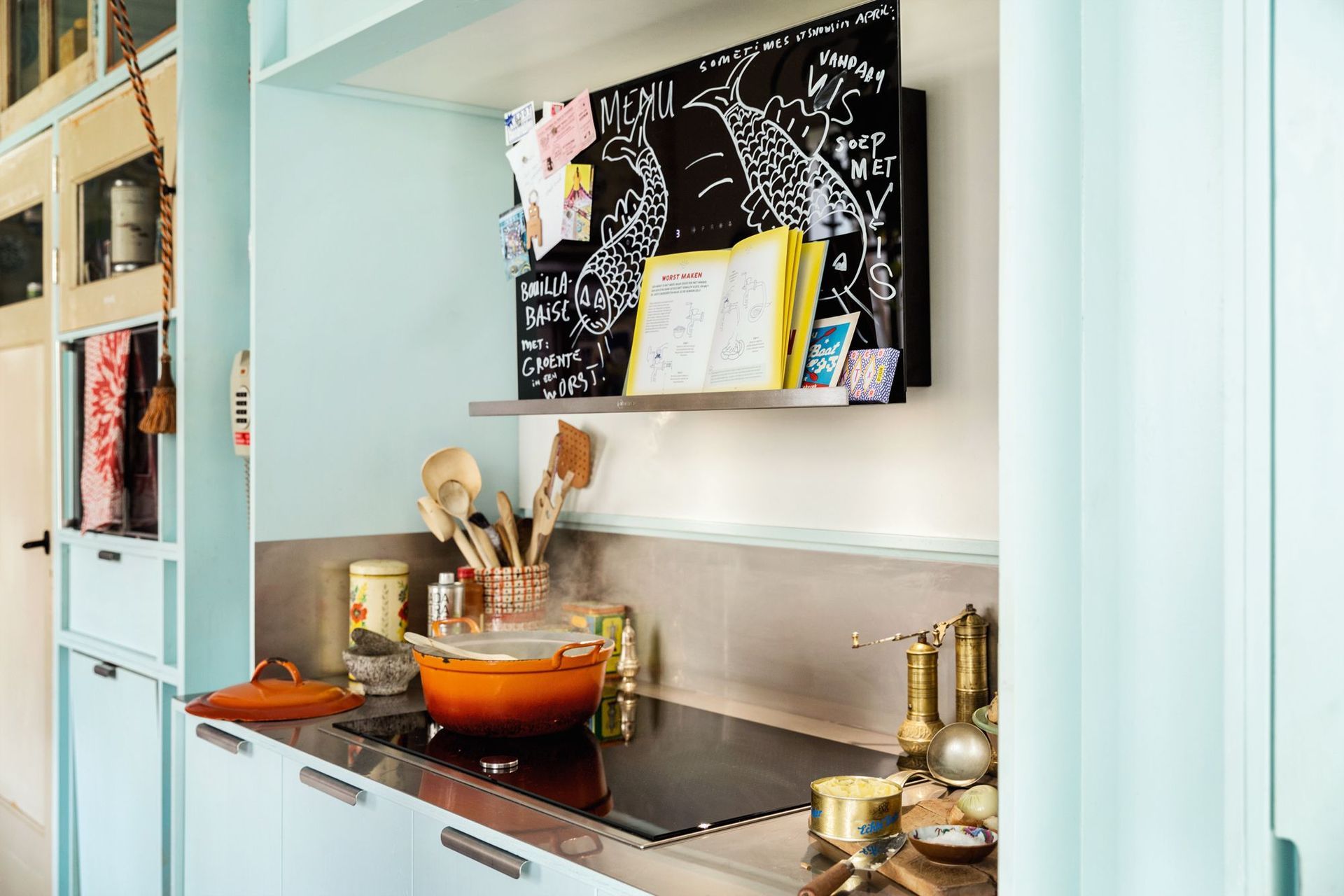 The NEFF Black Glass Wall-Mounted Rangehood defies expectations through design ingenuity and style.