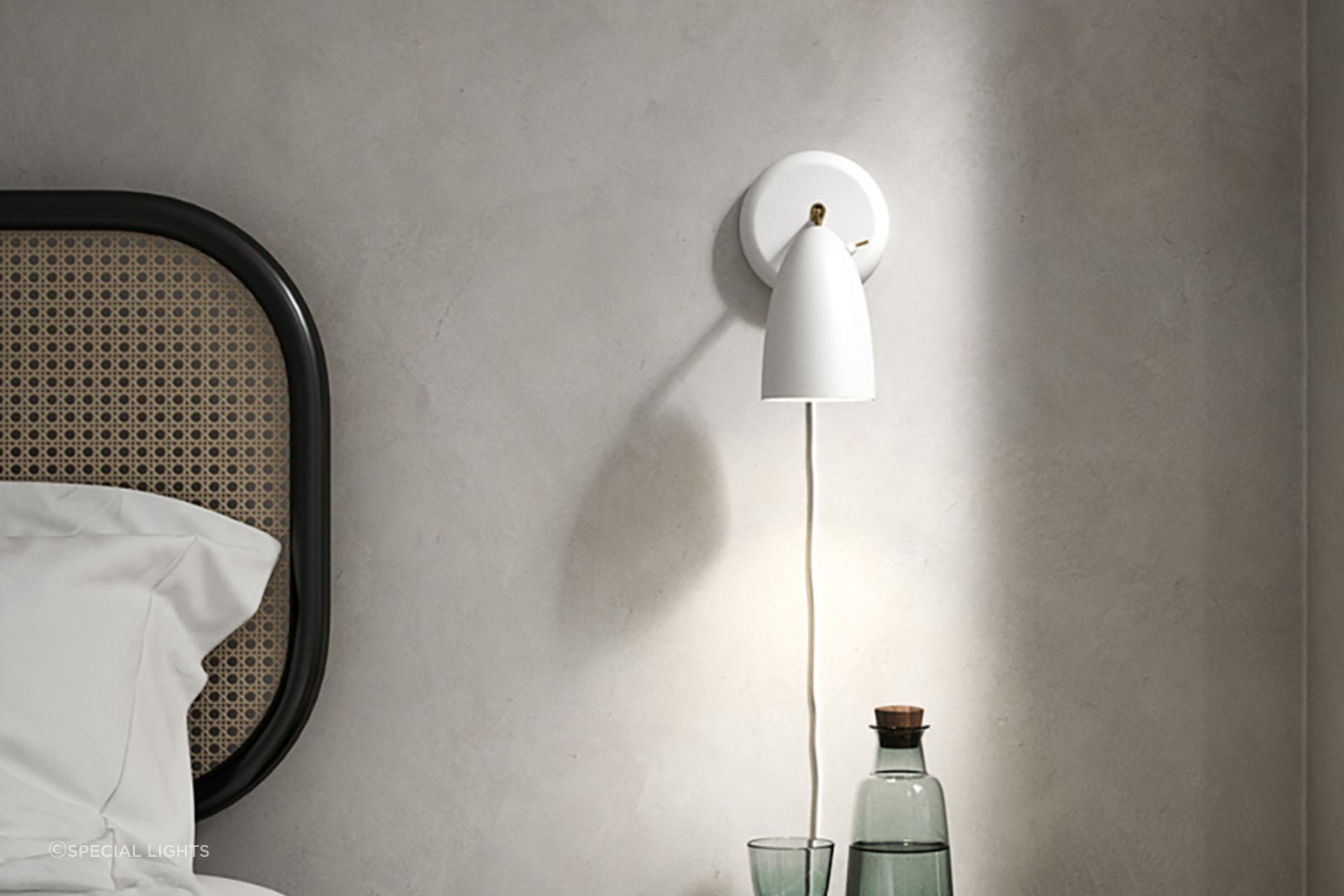 Contemporary Scandinavian style with the Nexus 2.0 Wall Light by Special Lights.