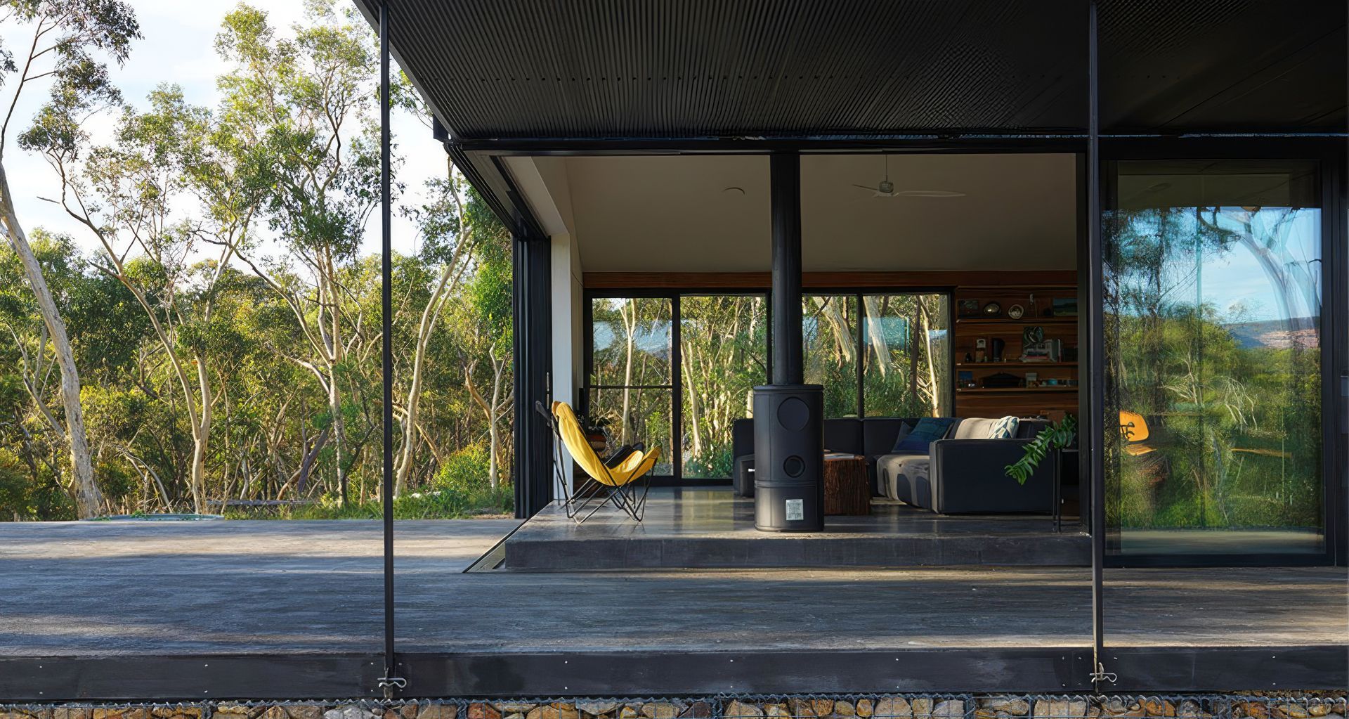 Testing a combination of passive and environmentally sustainable design methods on his own 8-star bush block house provided architect Simon Anderson a test case for further off-grid projects.