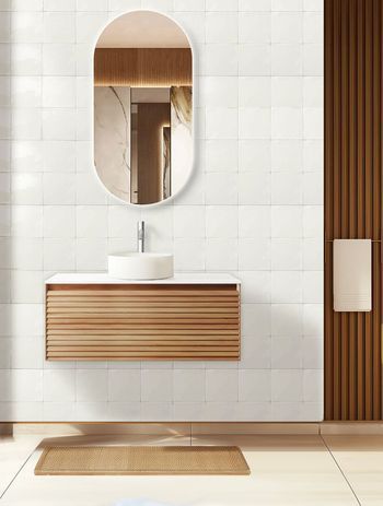 Orio Hamilton | Single Bowl Vanity | 890 | Acacia Wood
By Austpek