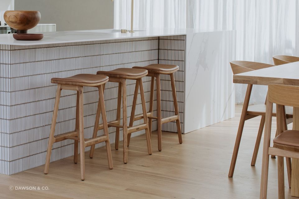 Made from solid Oak, Odd Stool is a sturdy and durable piece that brings warmth to a space.