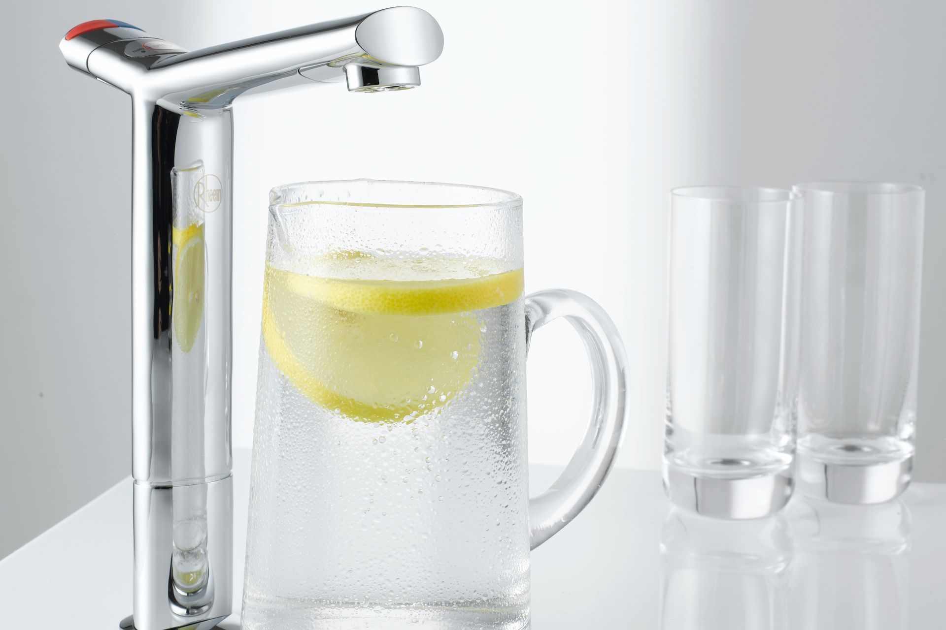 The Rheem On-Tap provides clean filtered water with 5 Micron filter that helps you maintain a healthy lifestyle in the home.