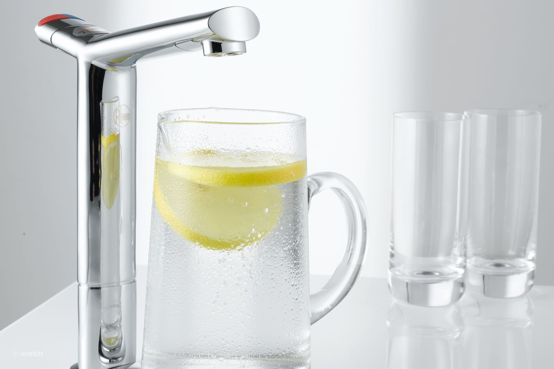 The Rheem On-Tap provides clean filtered water with 5 Micron filter that helps you maintain a healthy lifestyle in the home.
