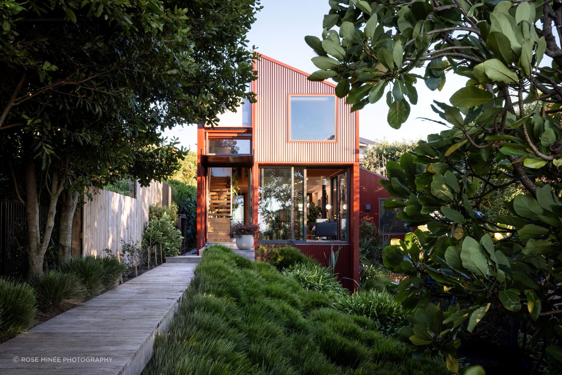 Otumoetai House in Colorsteel Scoria.