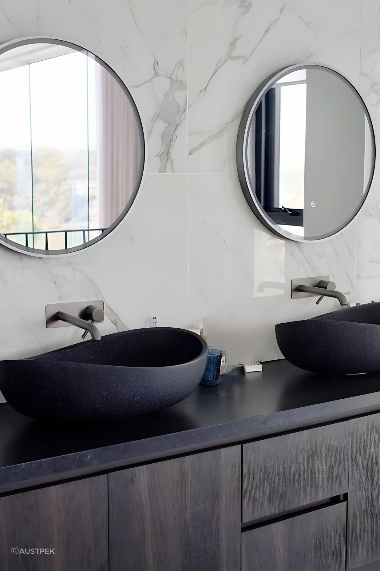 Pietra Bianca Onda | Above Counter Stone Basin | 600
By Austpek