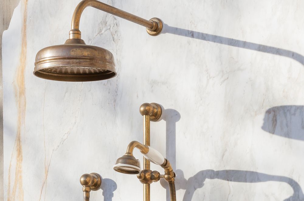 They don't come much more durable than the Perrin &amp; Rowe Outdoor Shower.